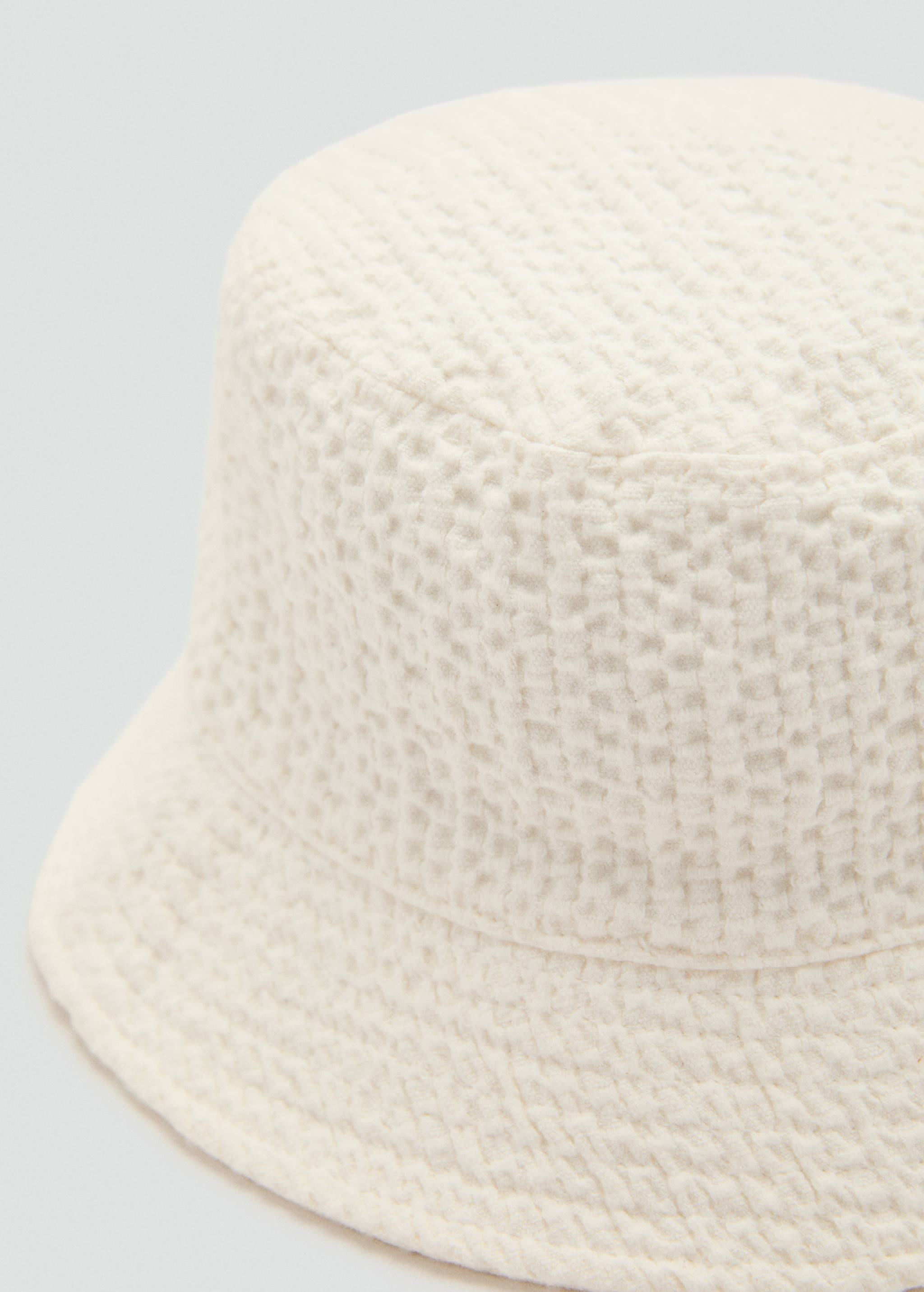 قبعة صائد السمك من الكتان الخشن - رؤية وسط