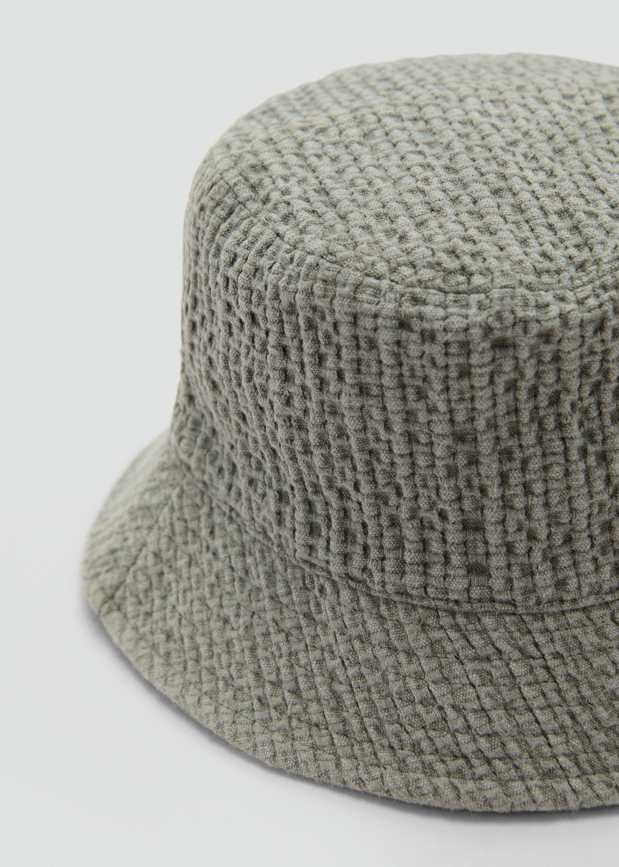 قبعة صائد السمك من الكتان الخشن - رؤية وسط