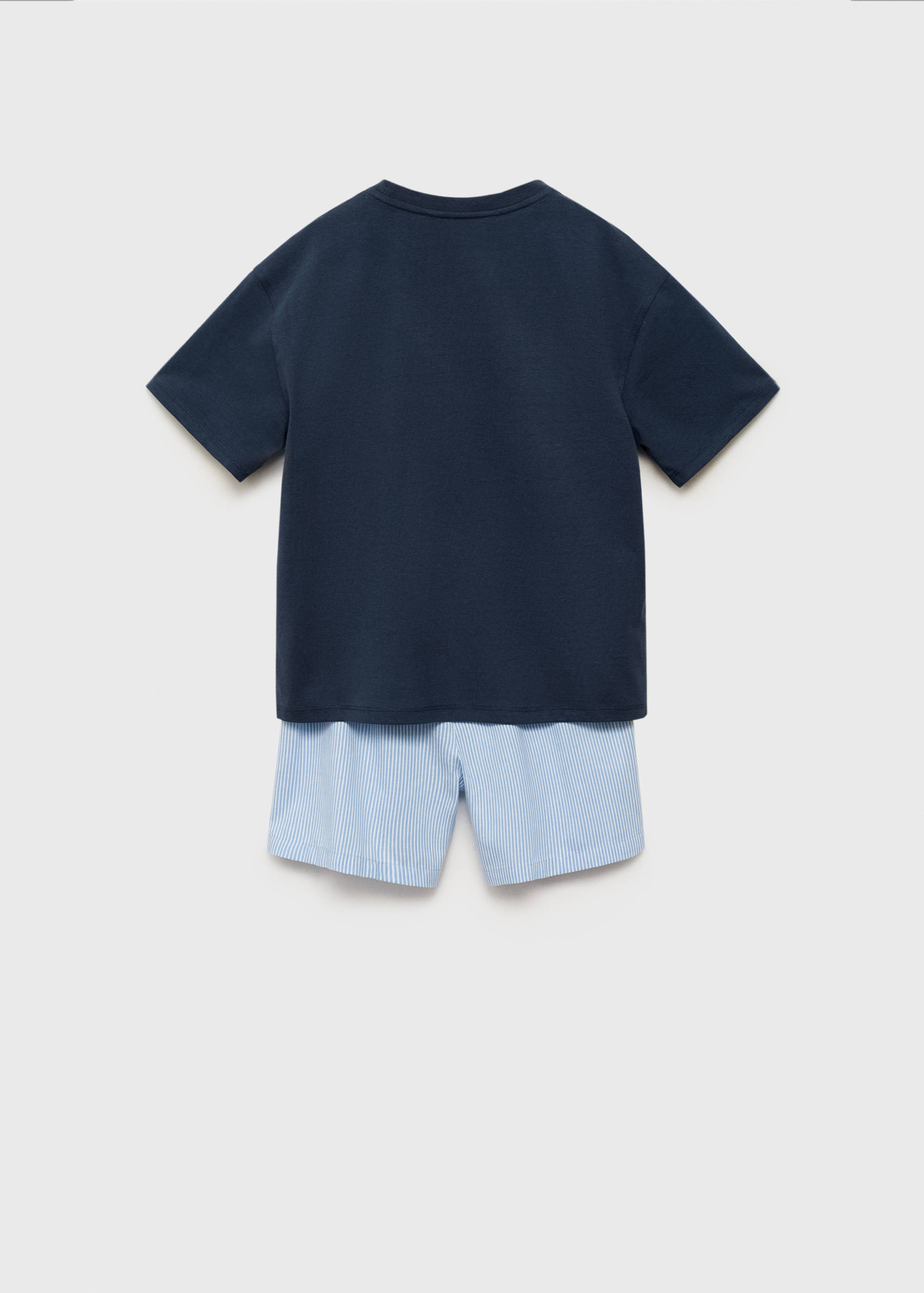 Striped short pyjamas - Reverse of the article