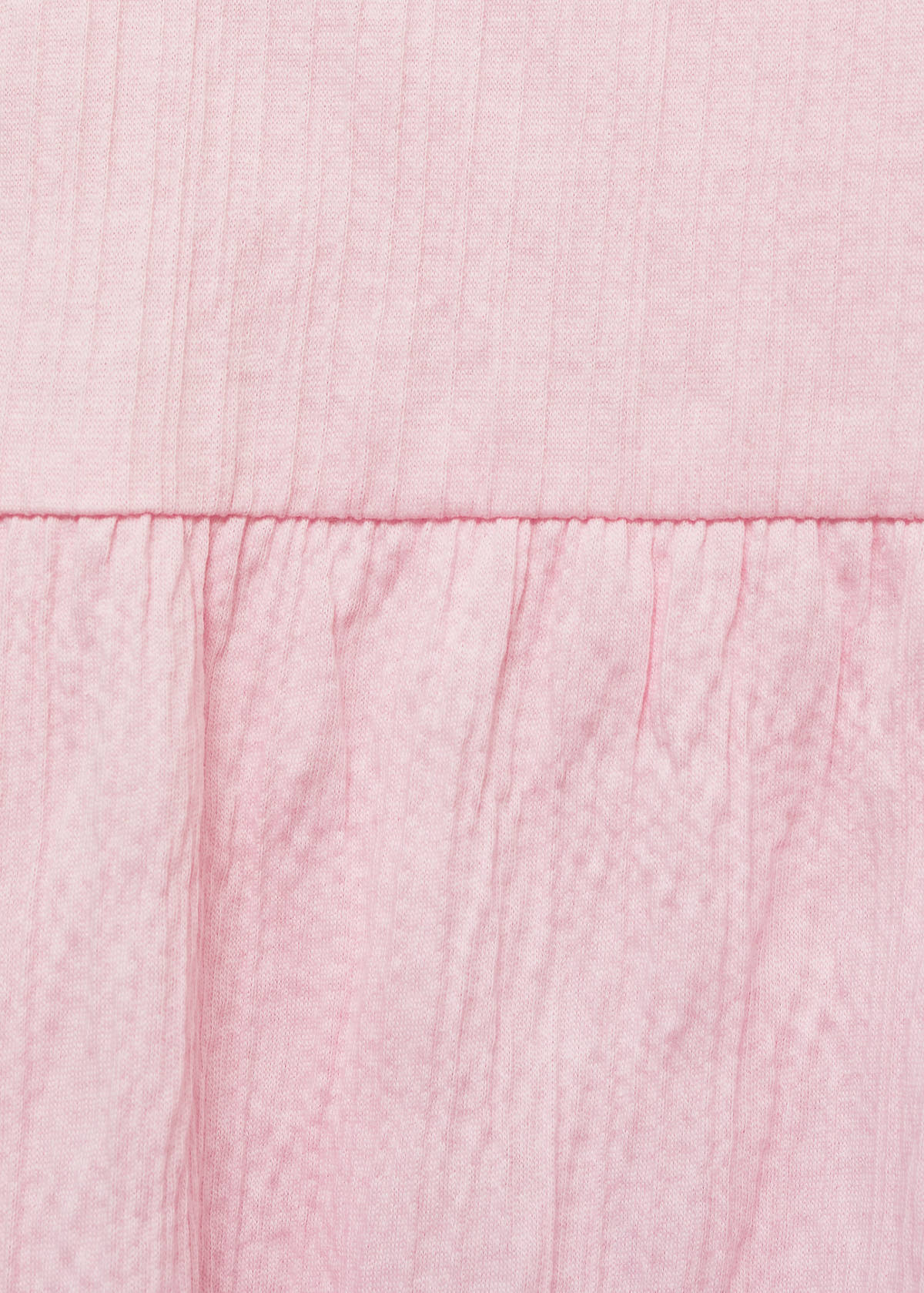 Top with Swiss embroidery detail — Pink