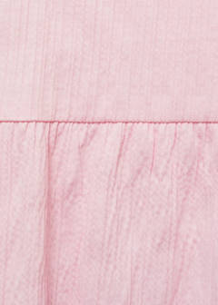 Top with Swiss embroidery detail — Pink 7
