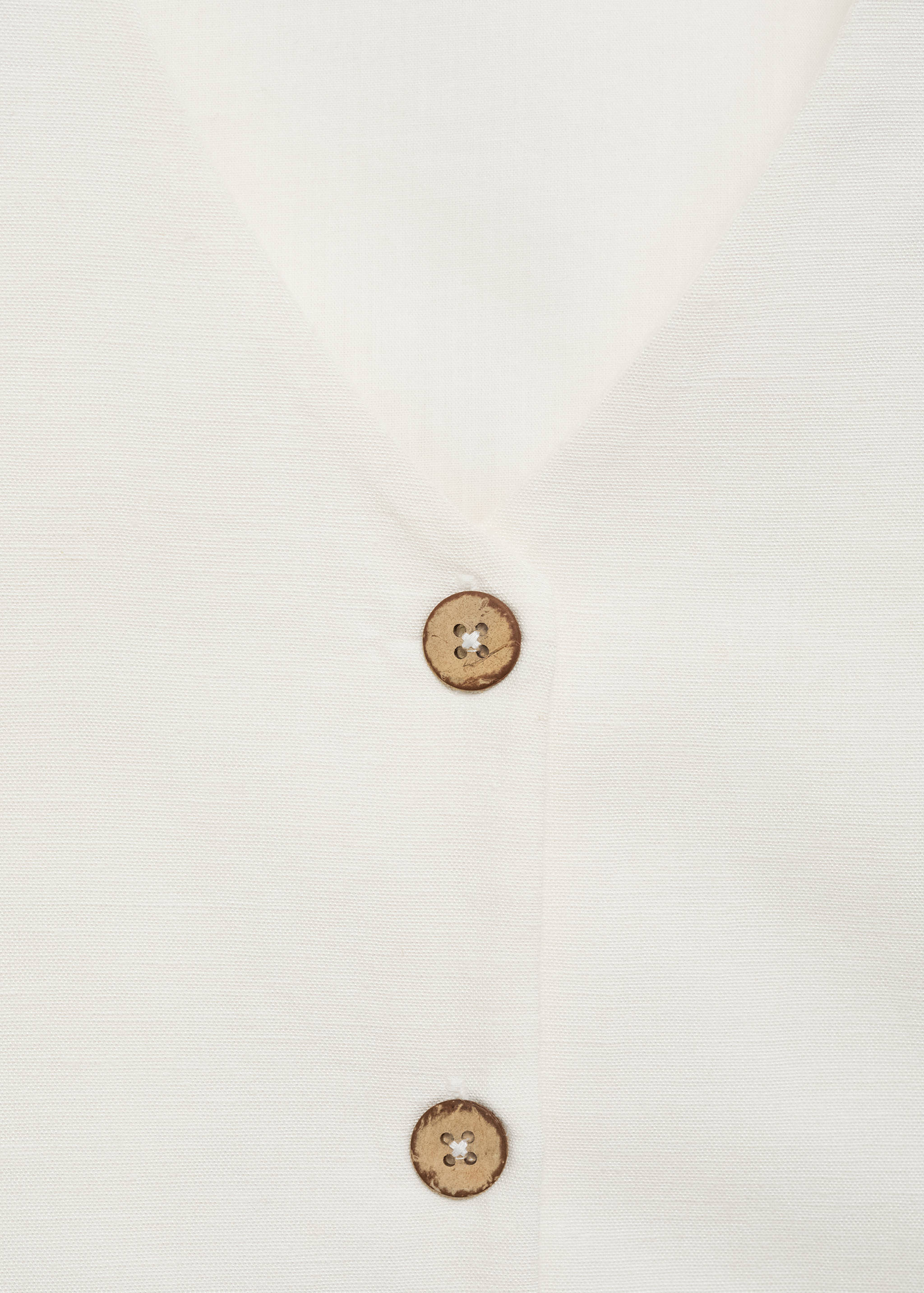 Cropped waistcoat with buttons - Details of the article 8
