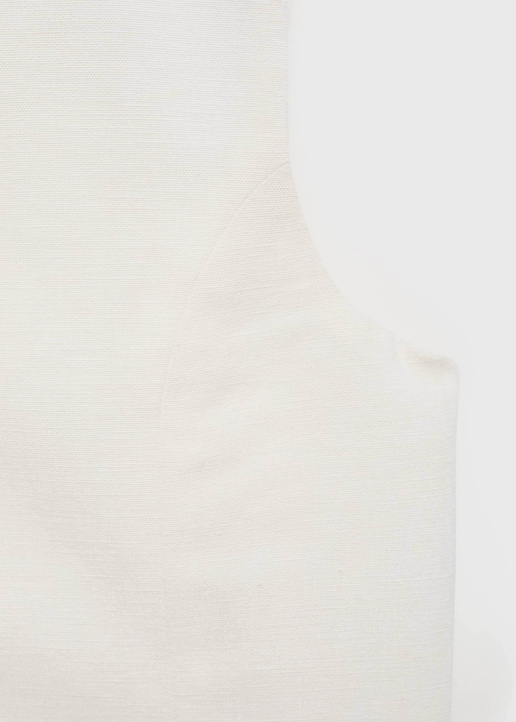 Cropped waistcoat with buttons - Details of the article 0