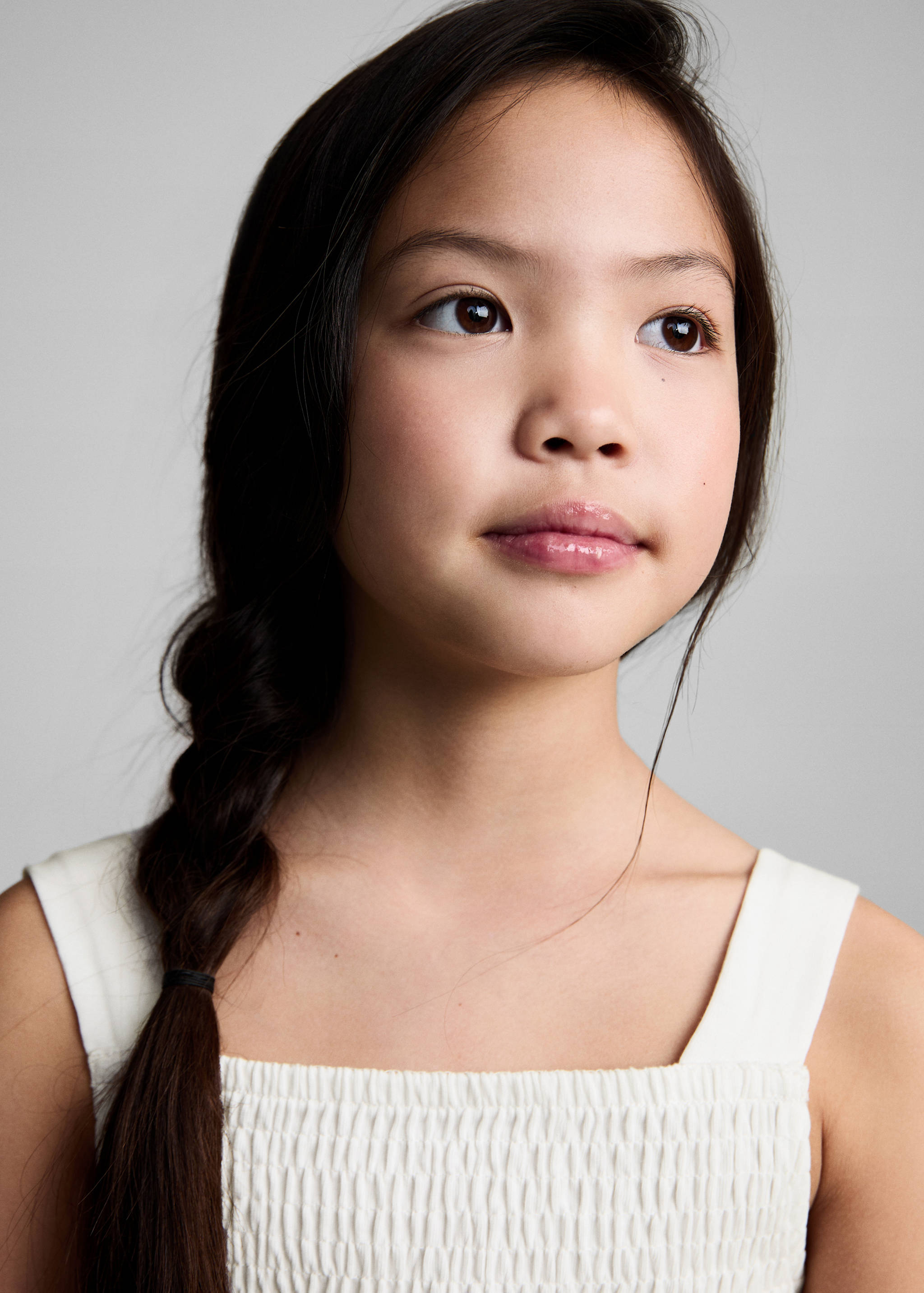 Cotton honeycomb dress - Details of the article 1