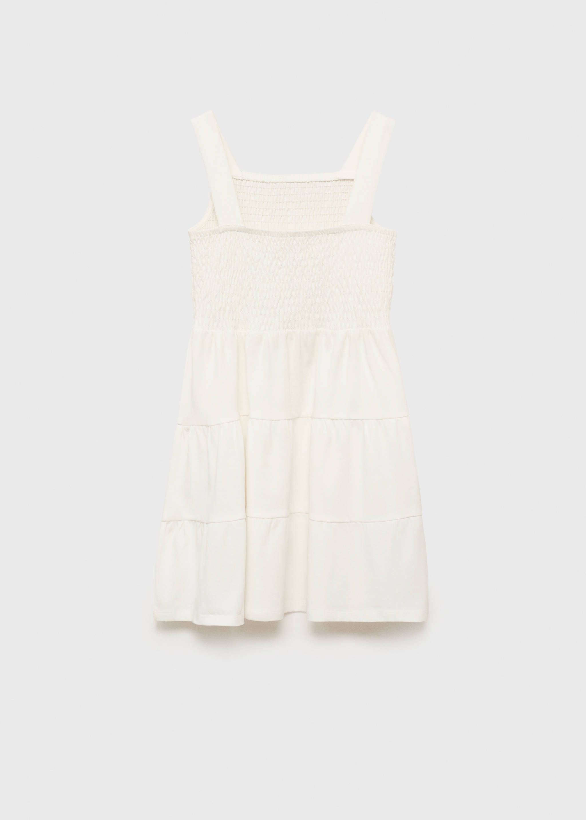 Cotton honeycomb dress - Reverse of the article