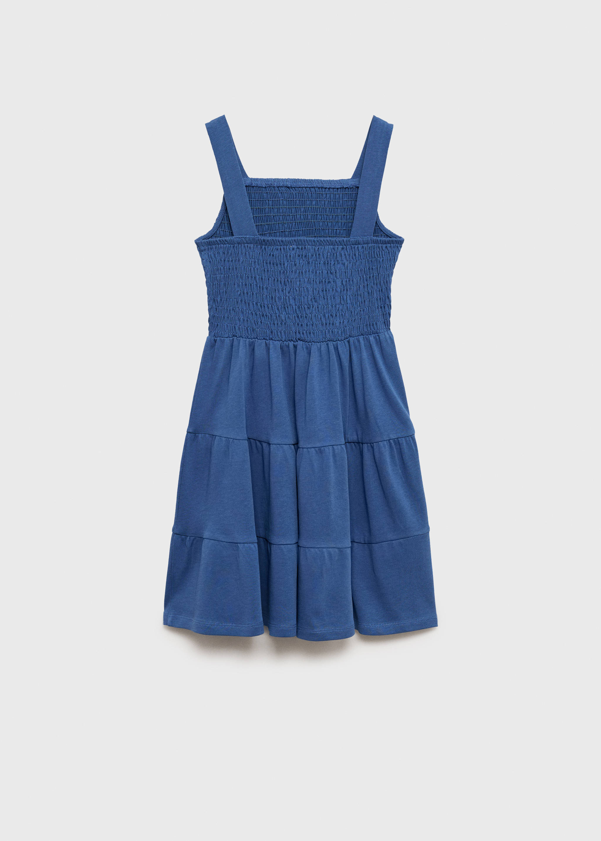 Cotton honeycomb dress - Reverse of the article