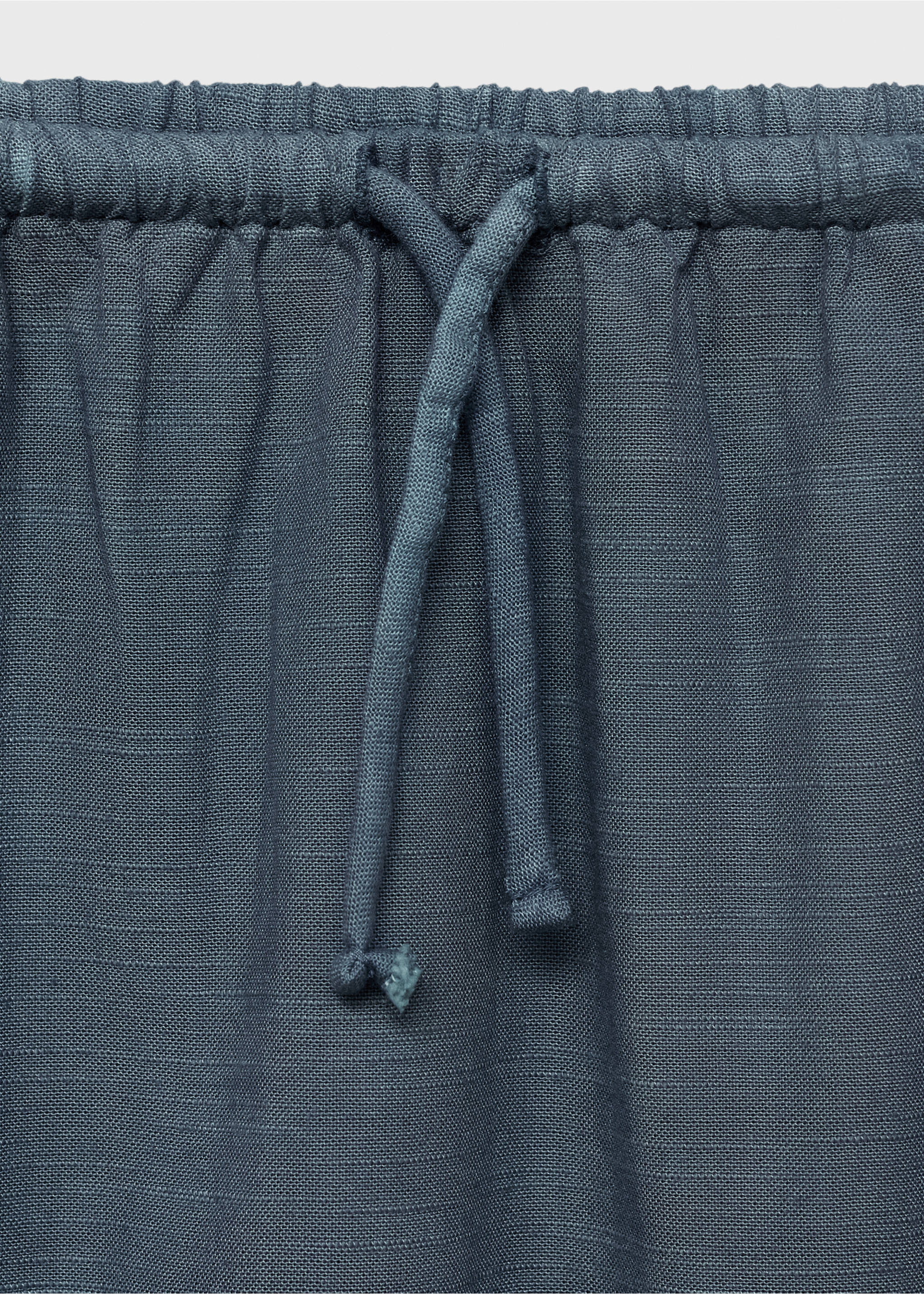 Ruffled long skirt - Details of the article 8, Blue. Ref: 87097700-00.