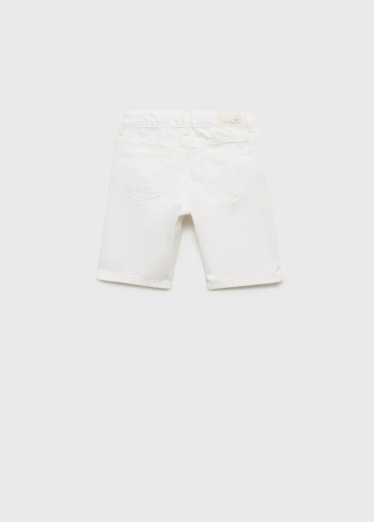 Denim Bermuda shorts