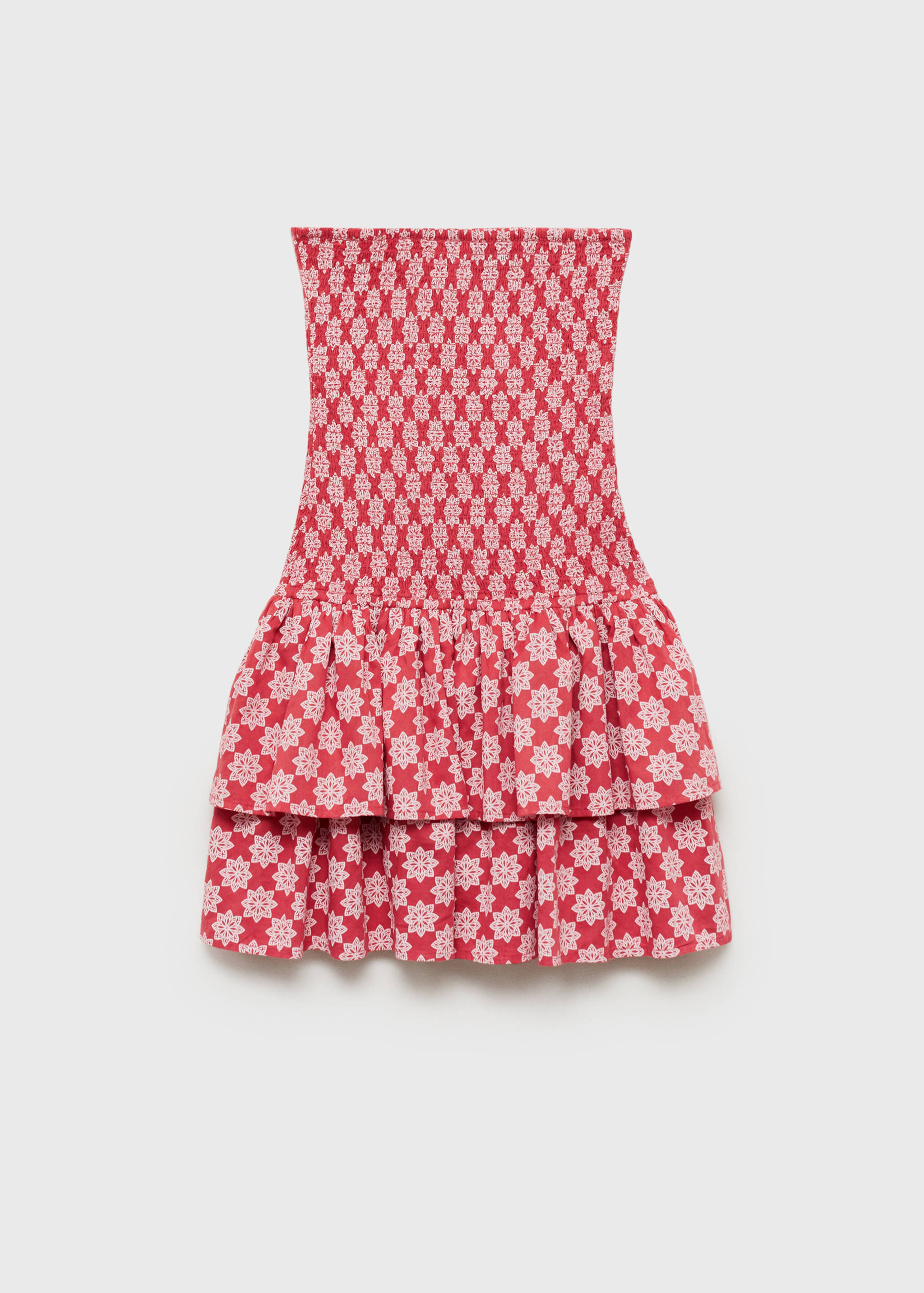 Vestido fruncido volantes - Artículo sin modelo