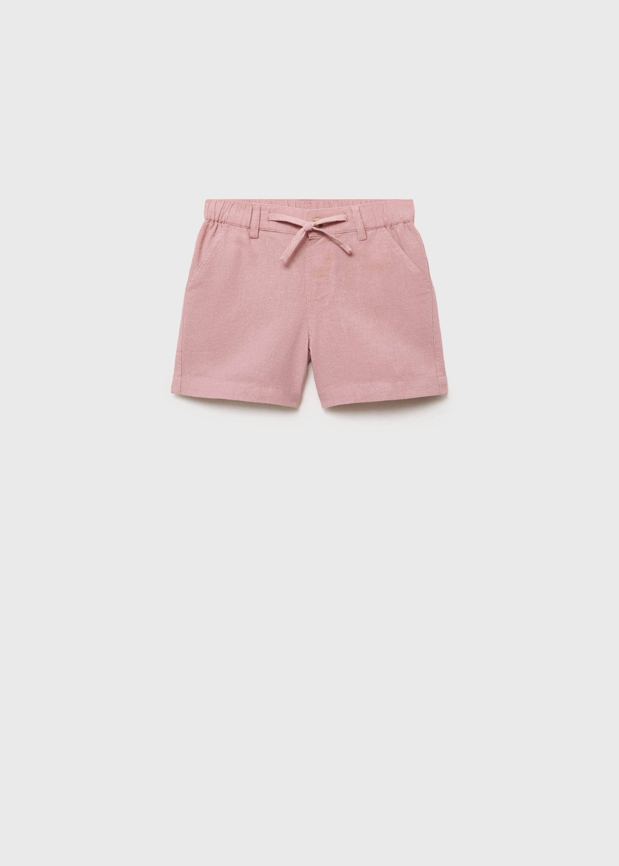 Linen cotton bermuda shorts - Article without model