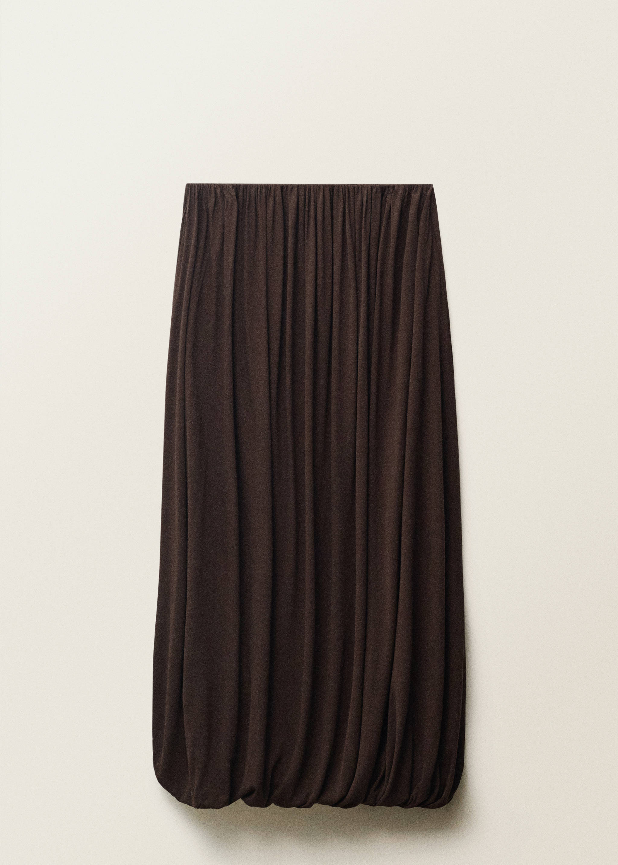 Wool-blend skirt with puffed hem - Article without model