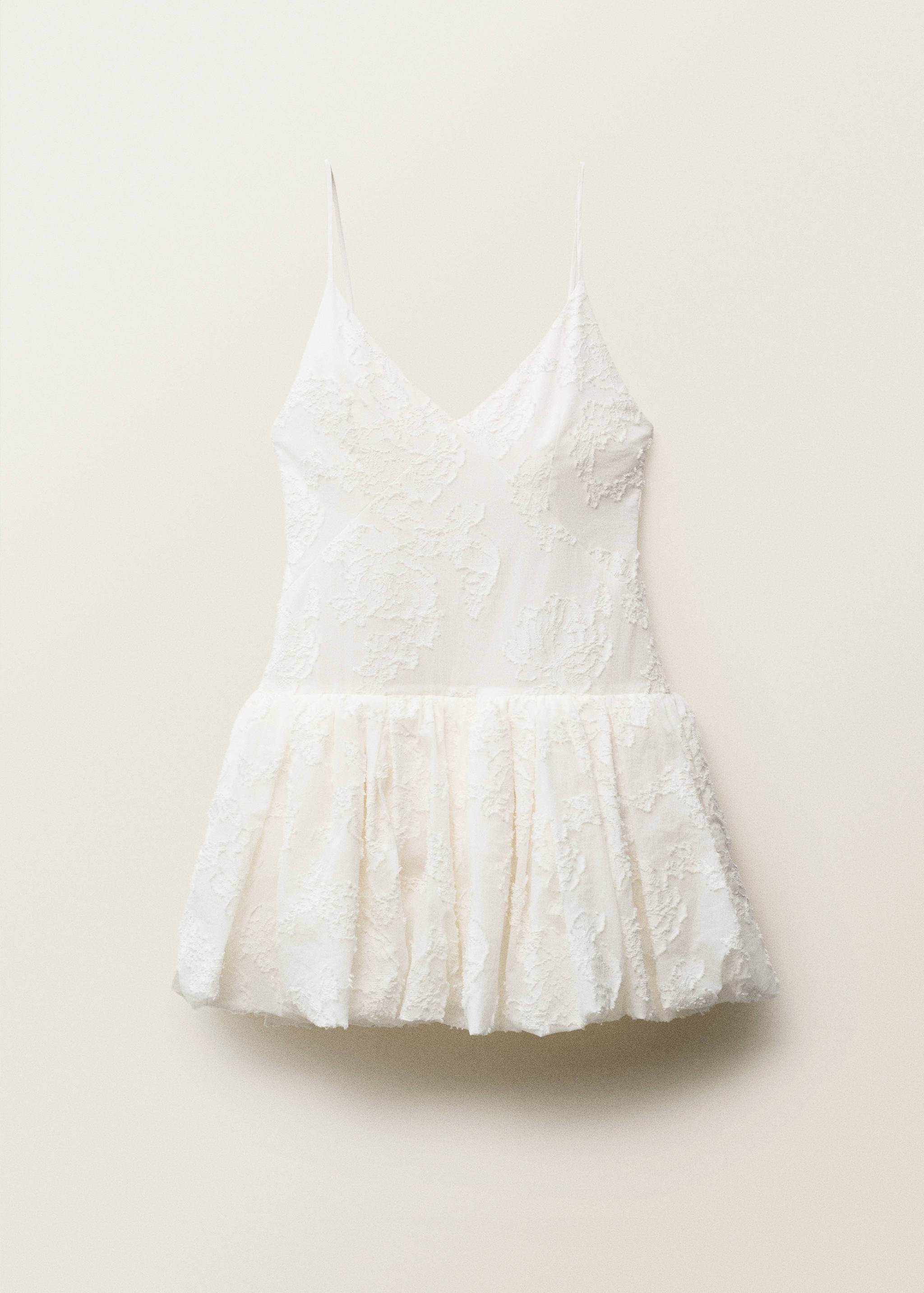 Textured balloon dress - Article without model