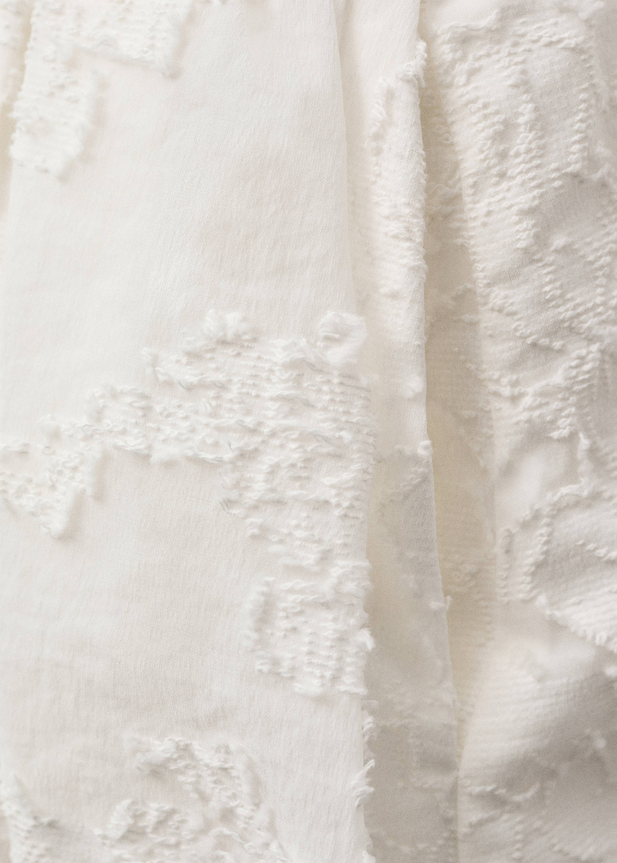 Textured balloon dress - Details of the article 0