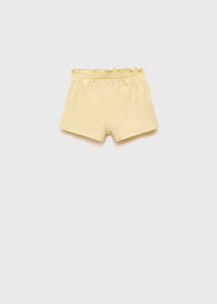Ruffled shorts — Pastel Yellow 3