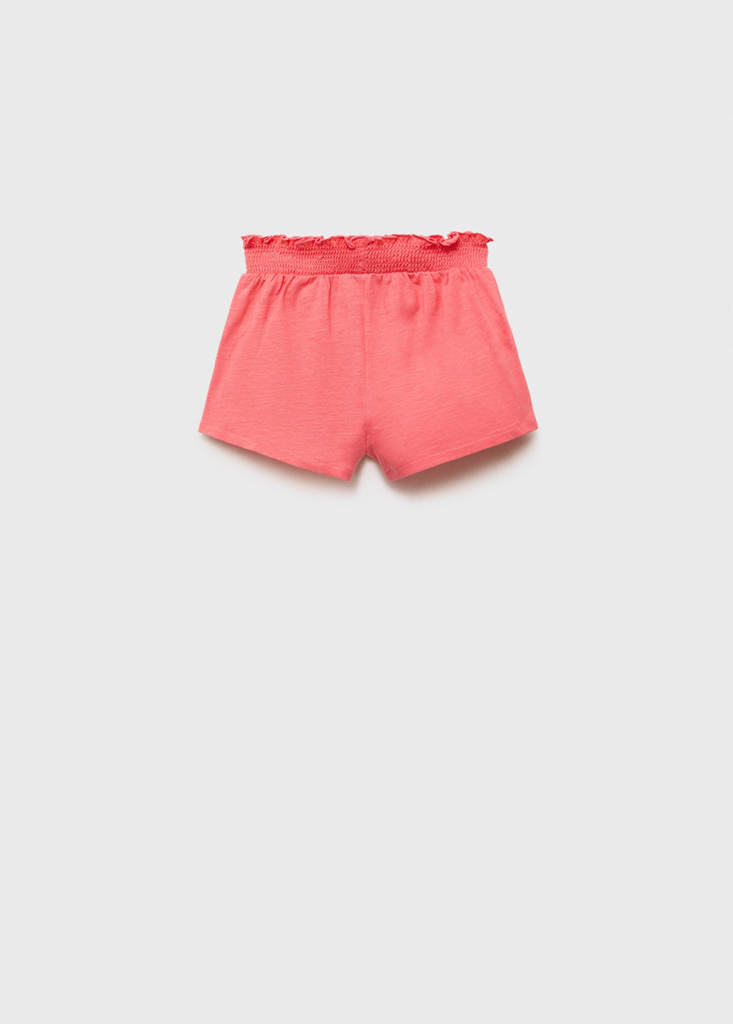 Ruffled shorts — Coral Red