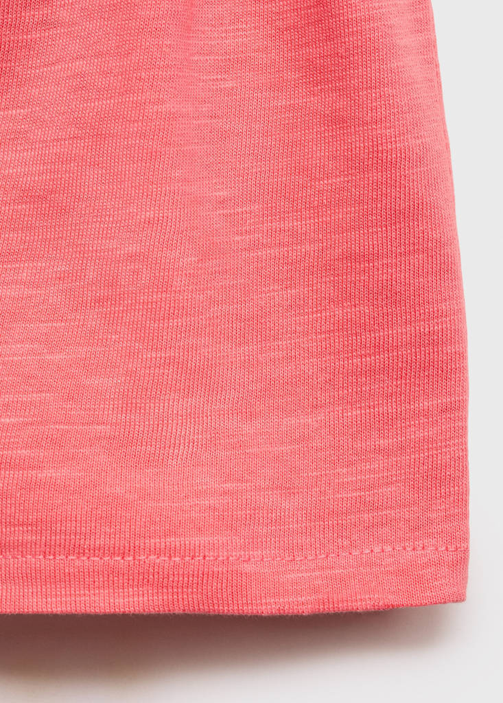 Ruffled shorts — Coral Red
