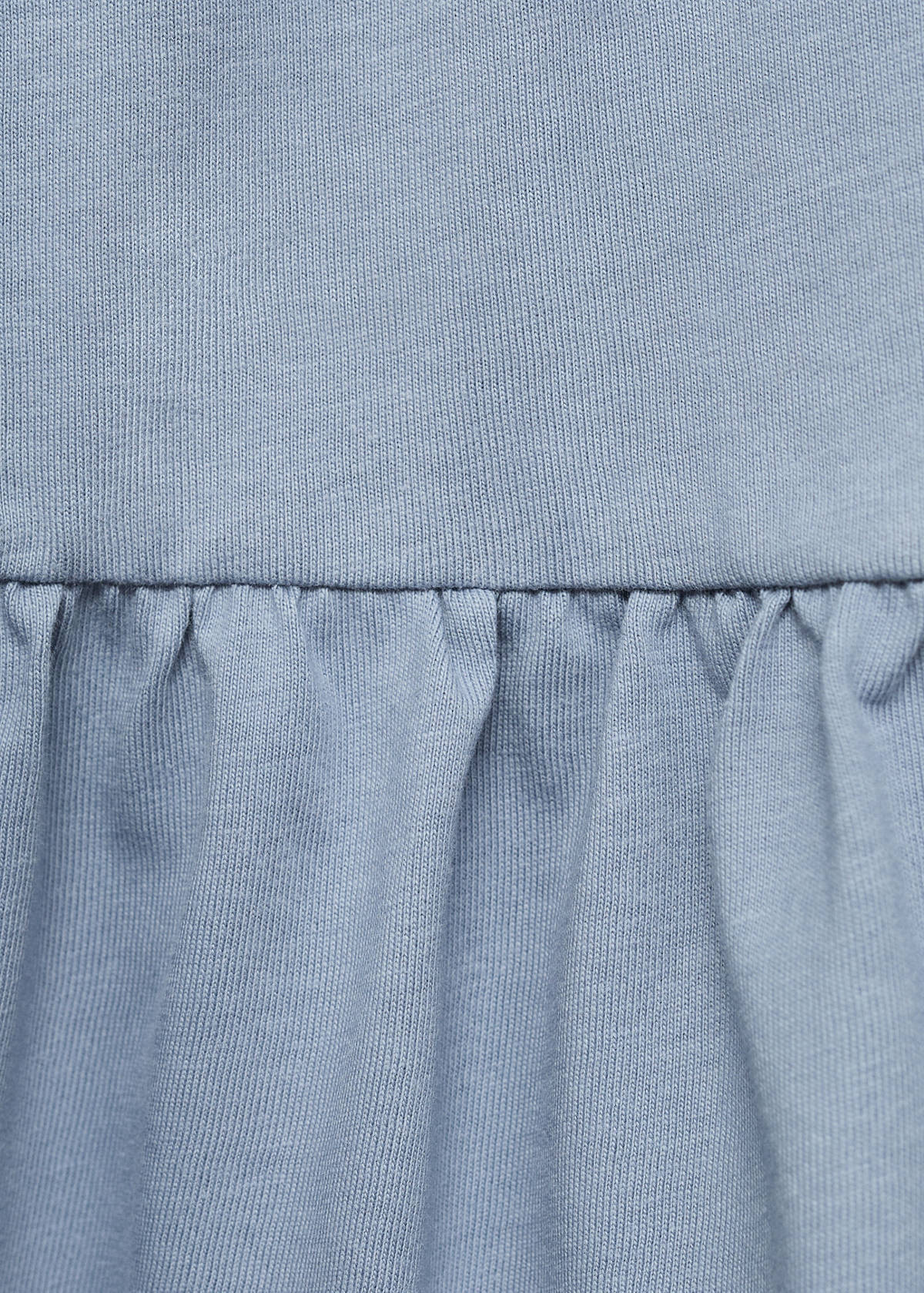 Gathered details dress — Blue