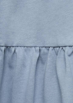 Gathered details dress — Blue 6