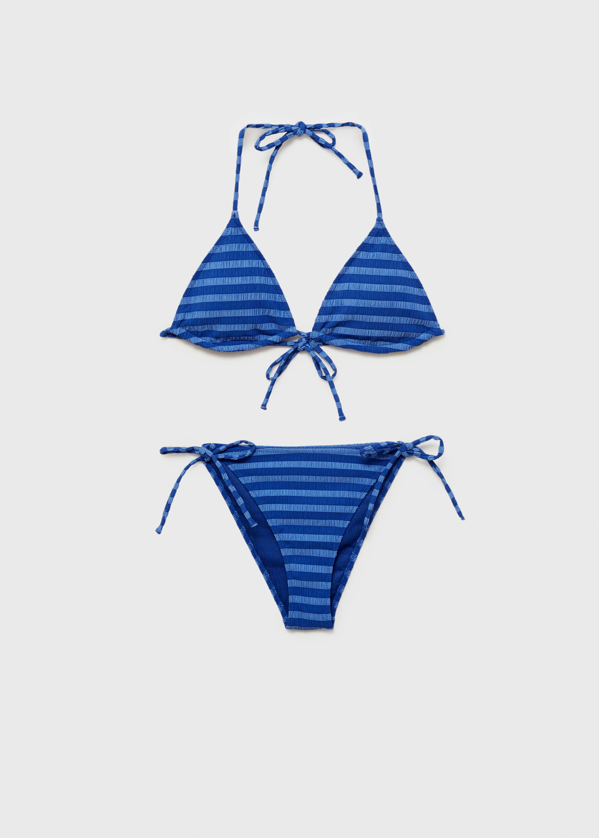 Çizgili dokulu bikini - Modelsiz ürün