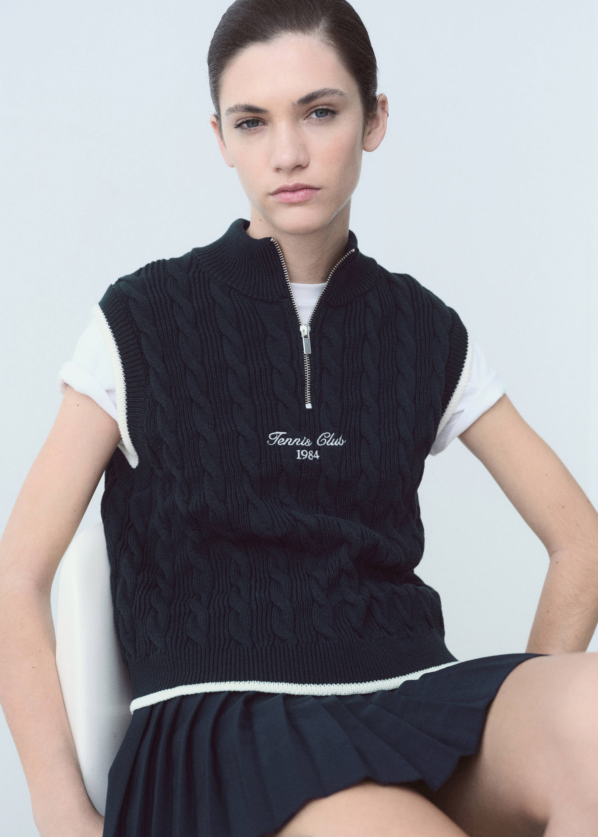 주름 플레어 스커트 - 상품 내역: 2