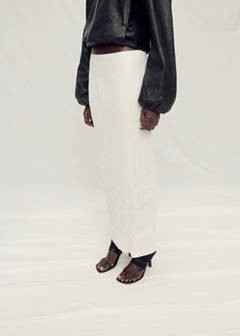 Straight-fit tulle skirt — Off White 1