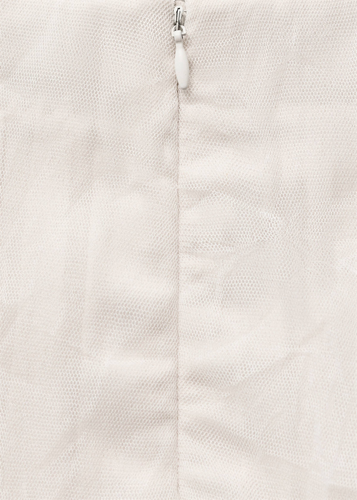 Straight-fit tulle skirt — Off White