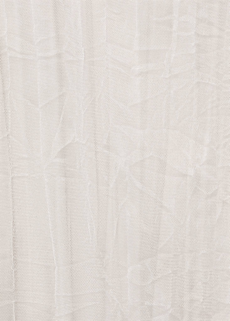 Straight-fit tulle skirt — Off White