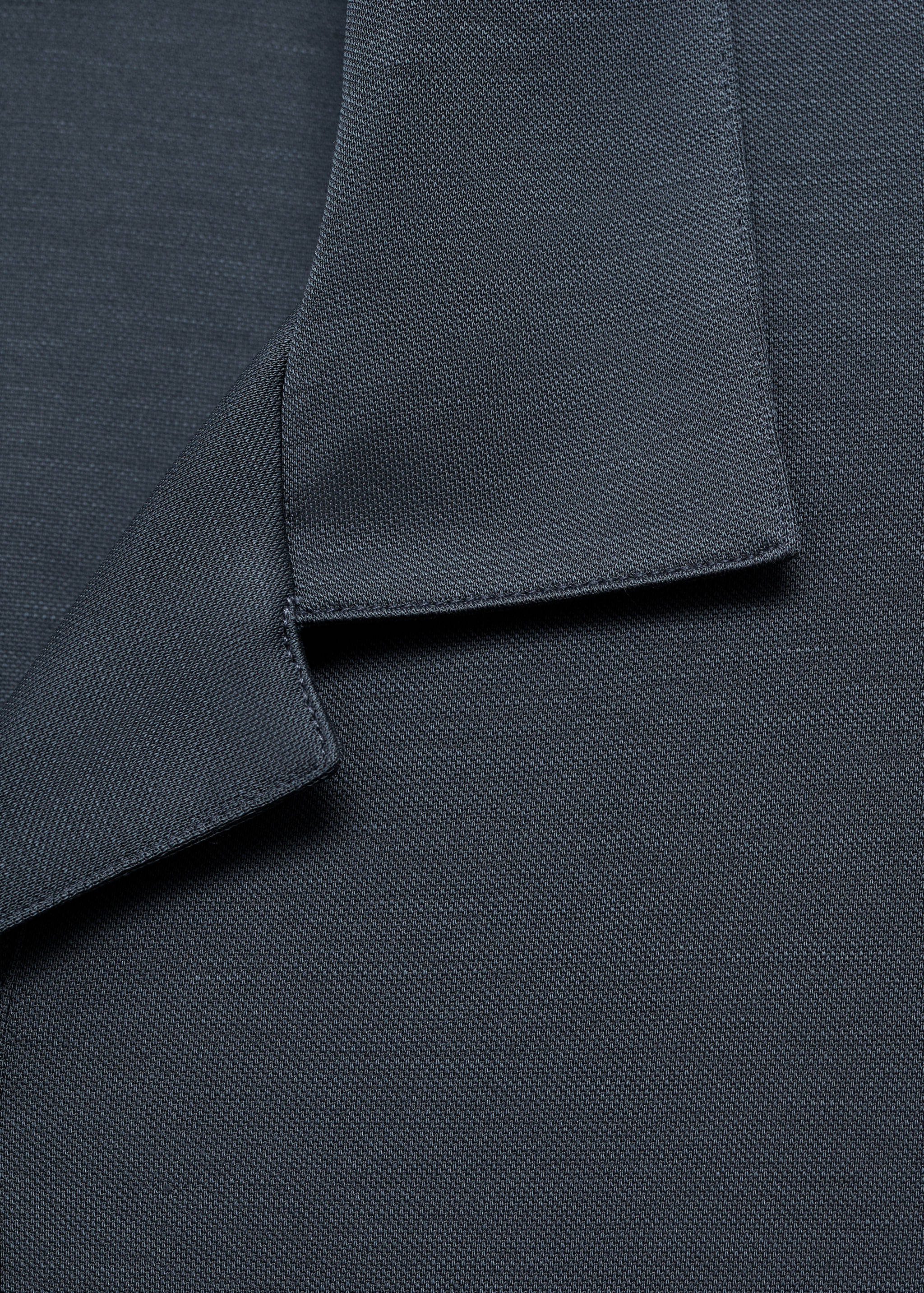 Lyocell polo shirt with bowling collar - Details of the article 8