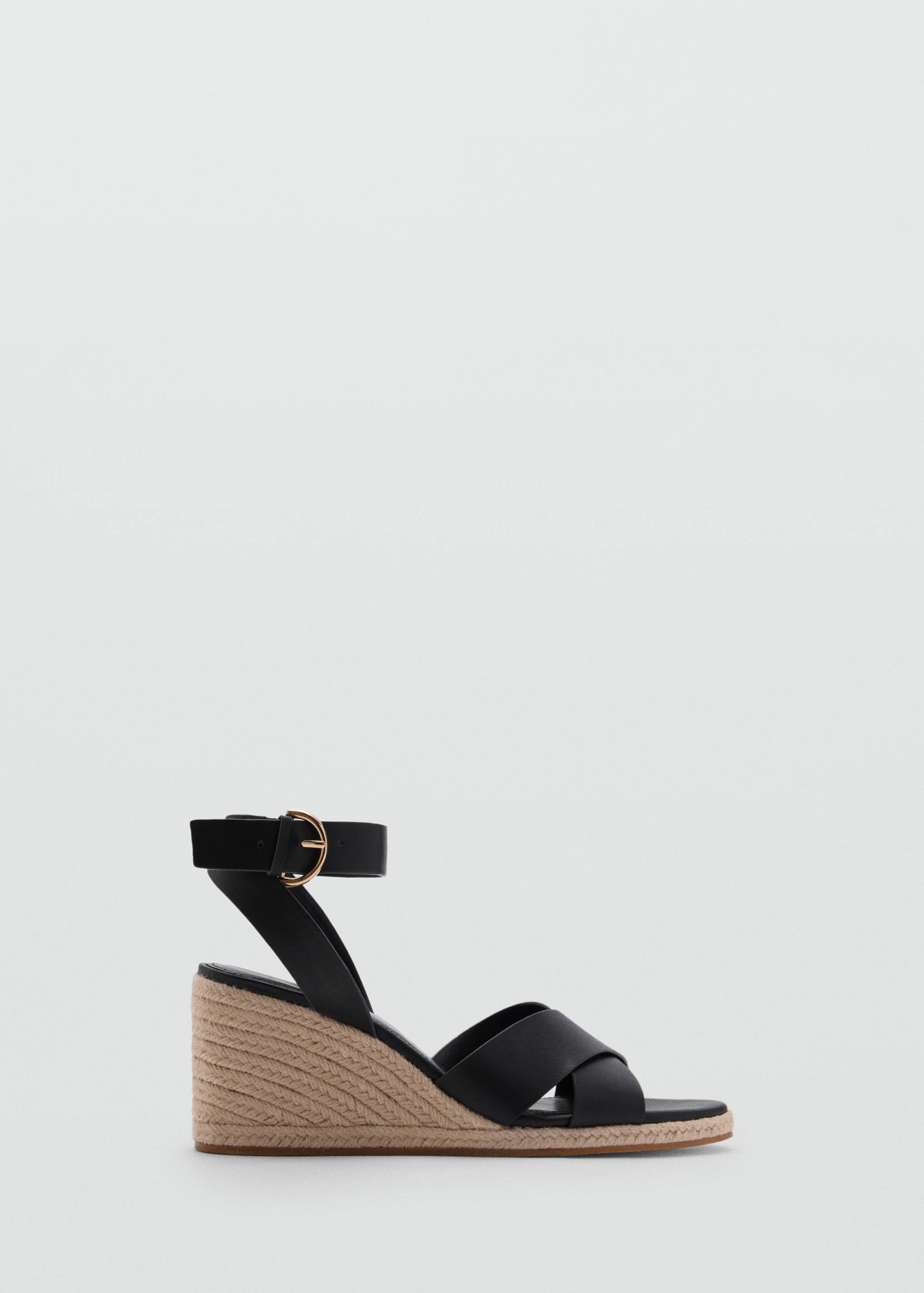 Wedge sandals with crisscross straps - Article without model
