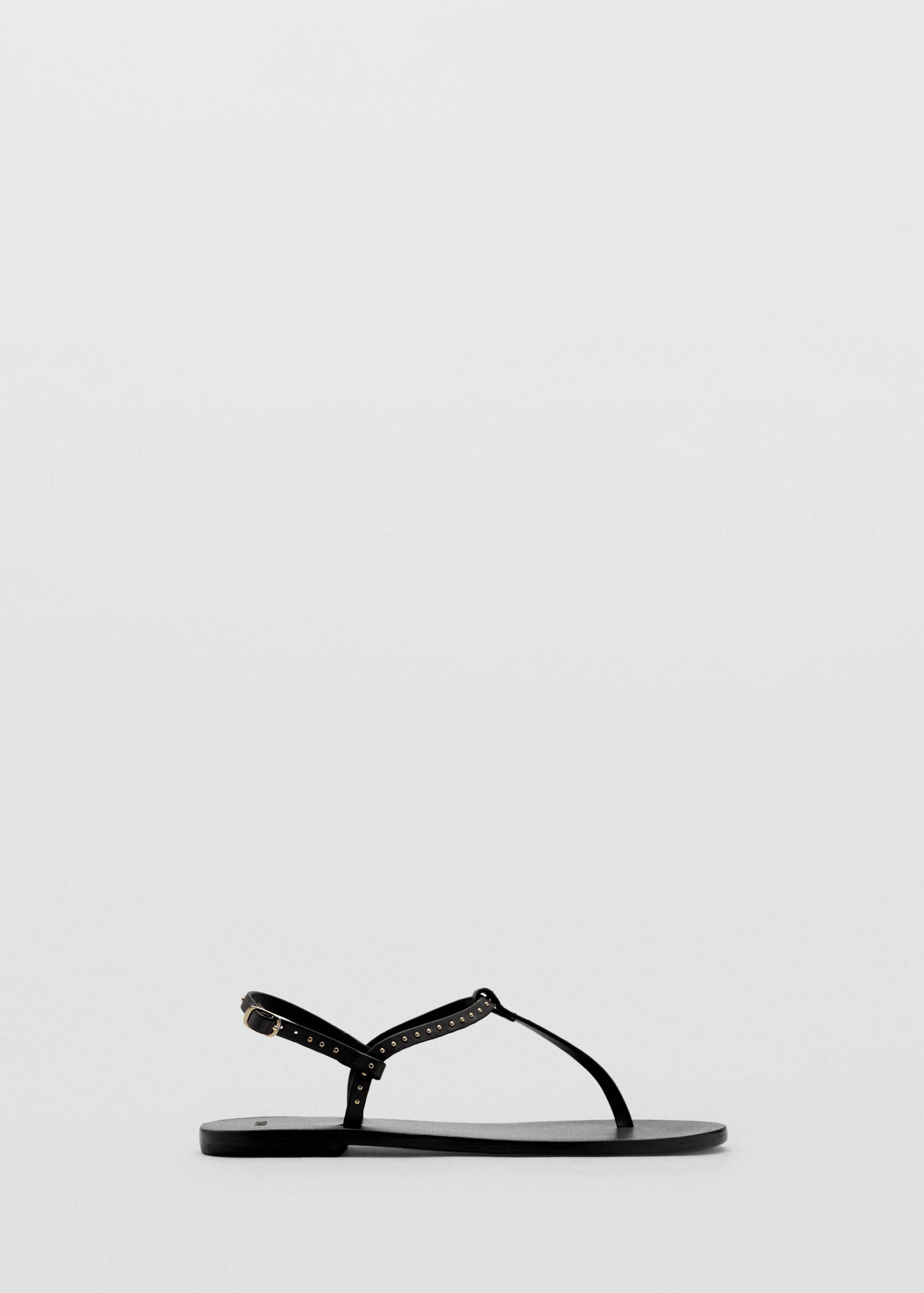 Leather sandals with mini studs - Article without model