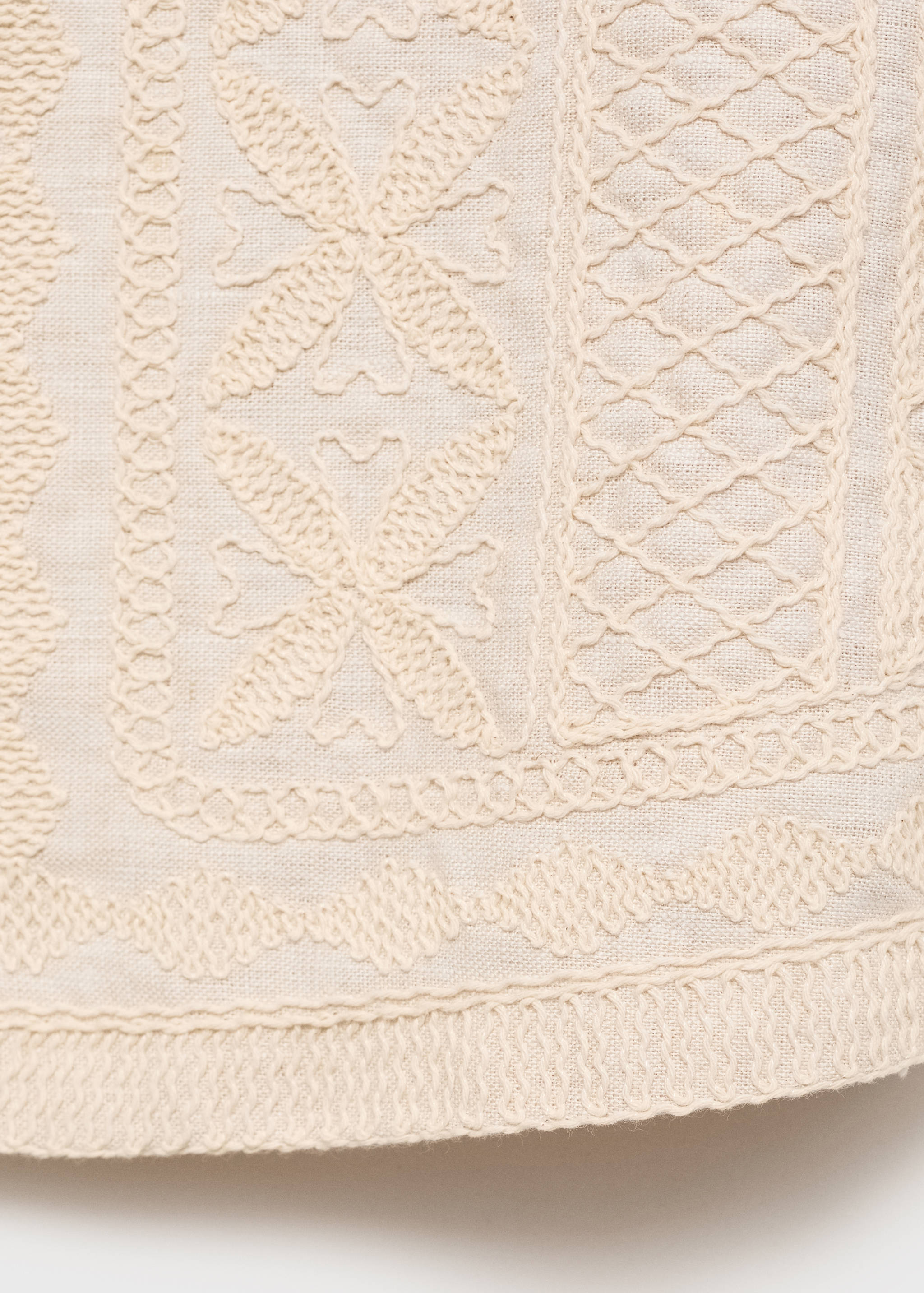 Bestickte Leinenweste - Detail des Artikels 0