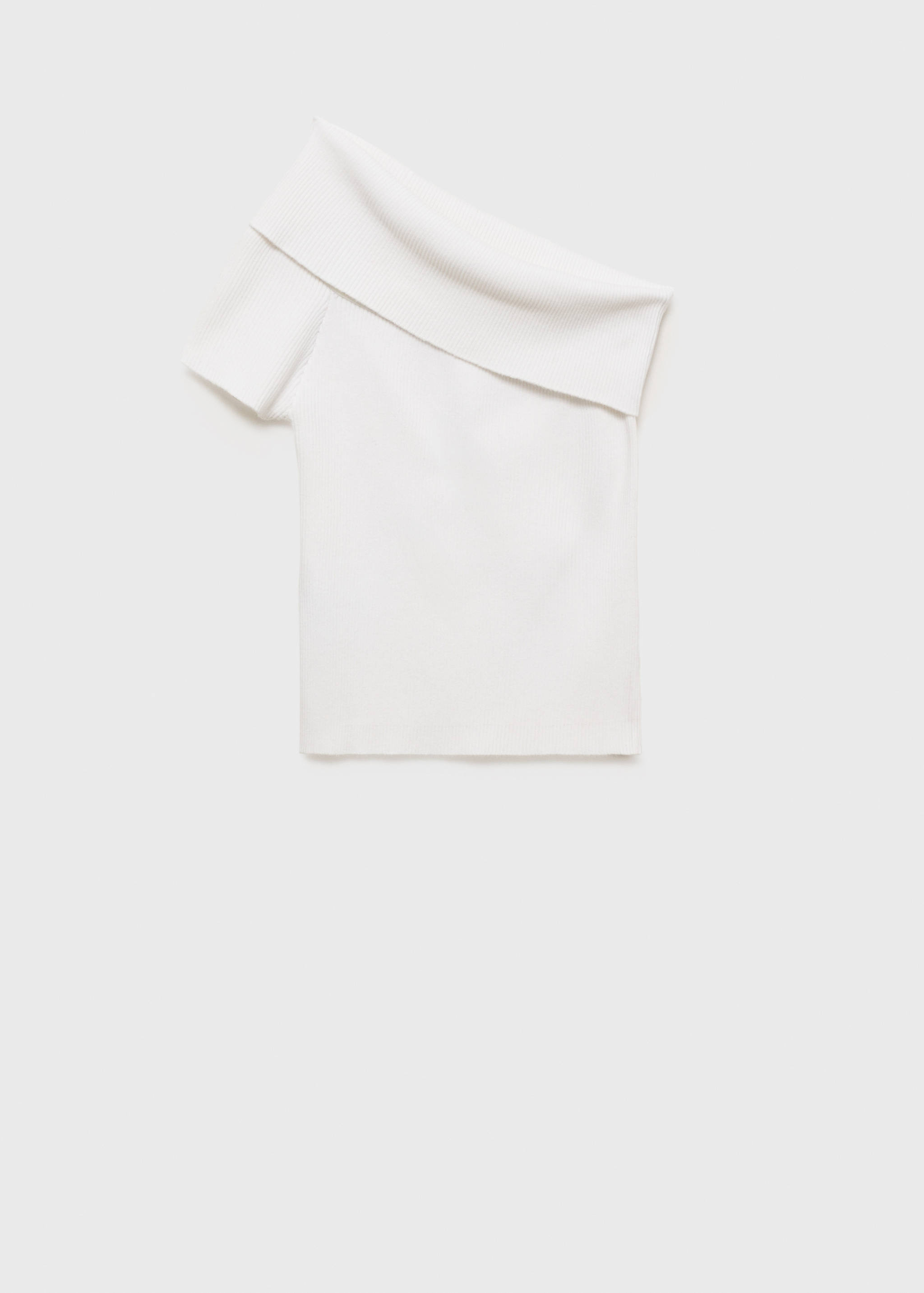 Asymmetrical off-the-shoulder top - Article without model