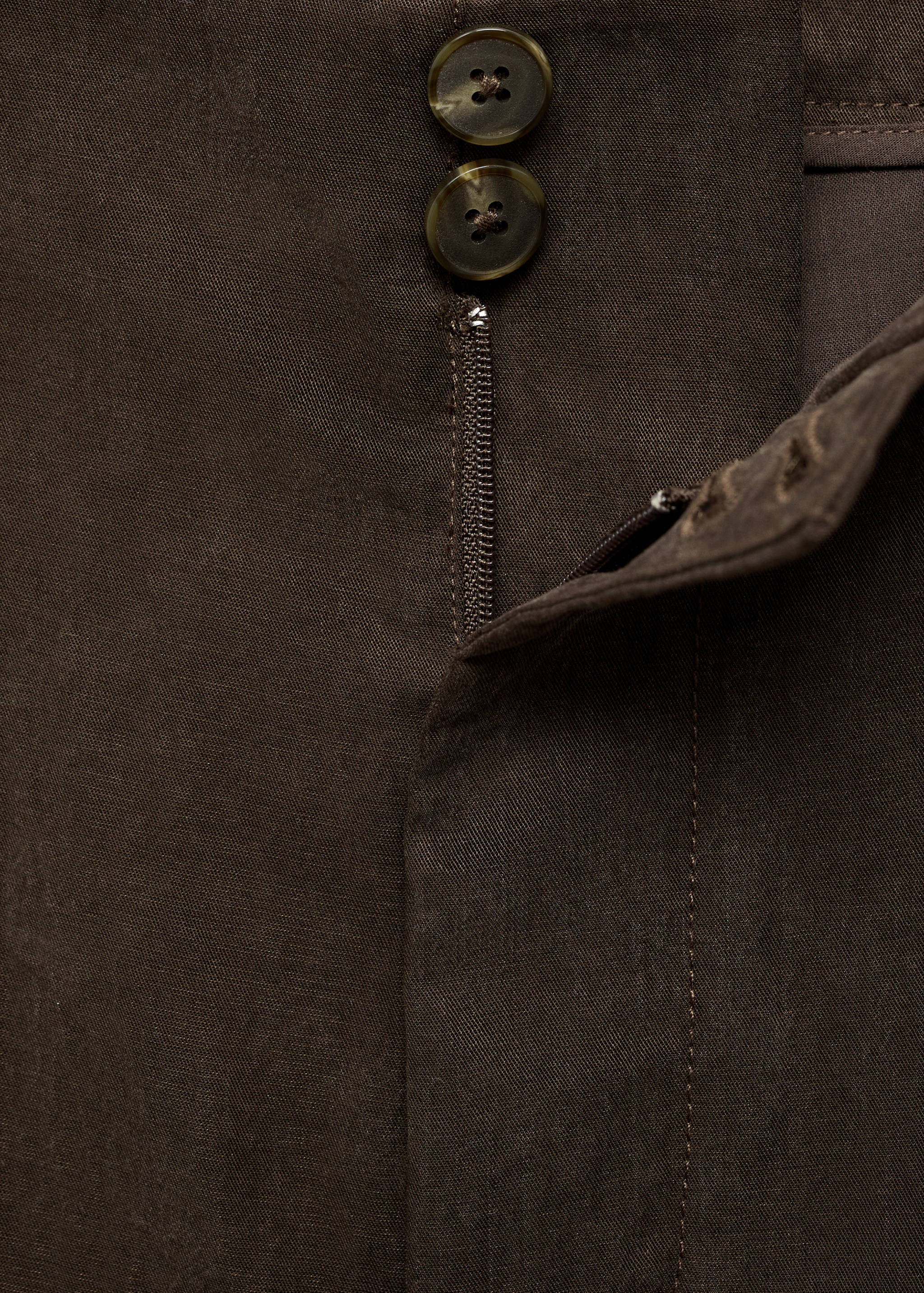 Egyenes szabású lyocell top hajtásokkal - A termék adatai 0