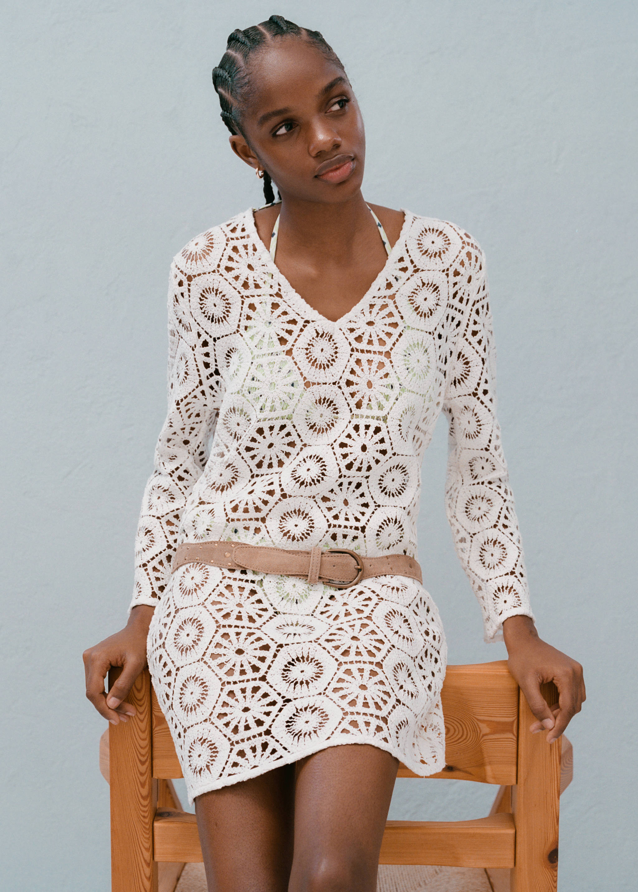 Vestido crochet transparente - Detalle del artículo 5
