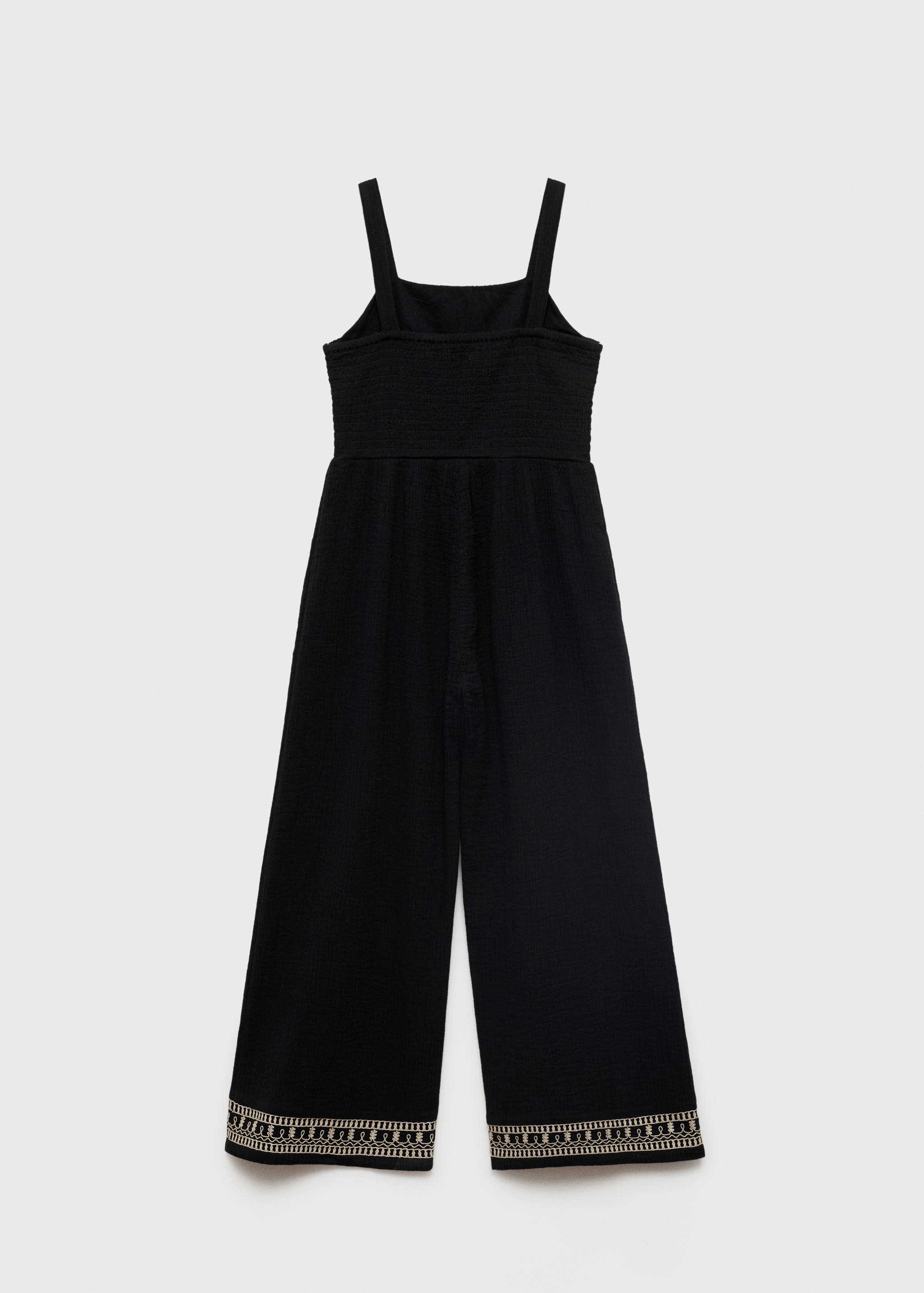 Embroidered panel jumpsuit - Reverse of the article