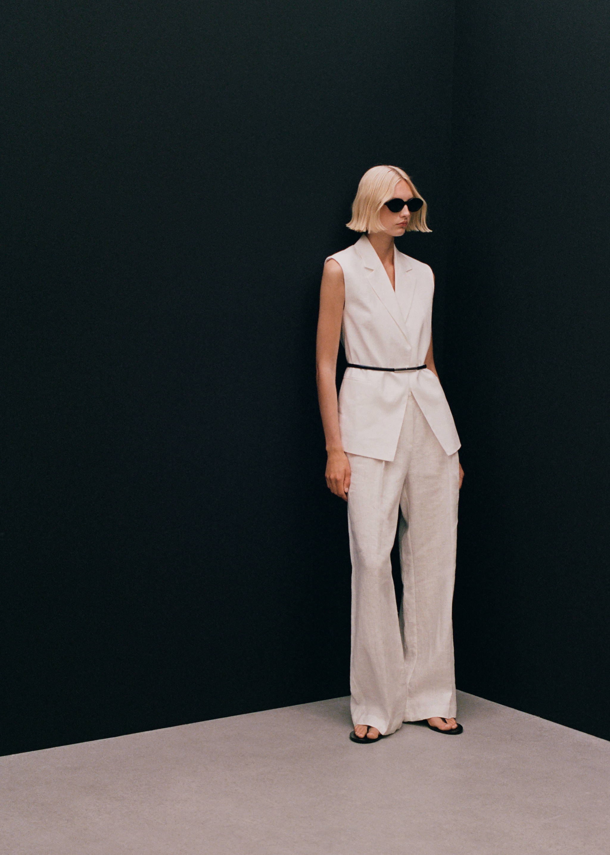 린넨 수트 팬츠 - 상품 내역: 6