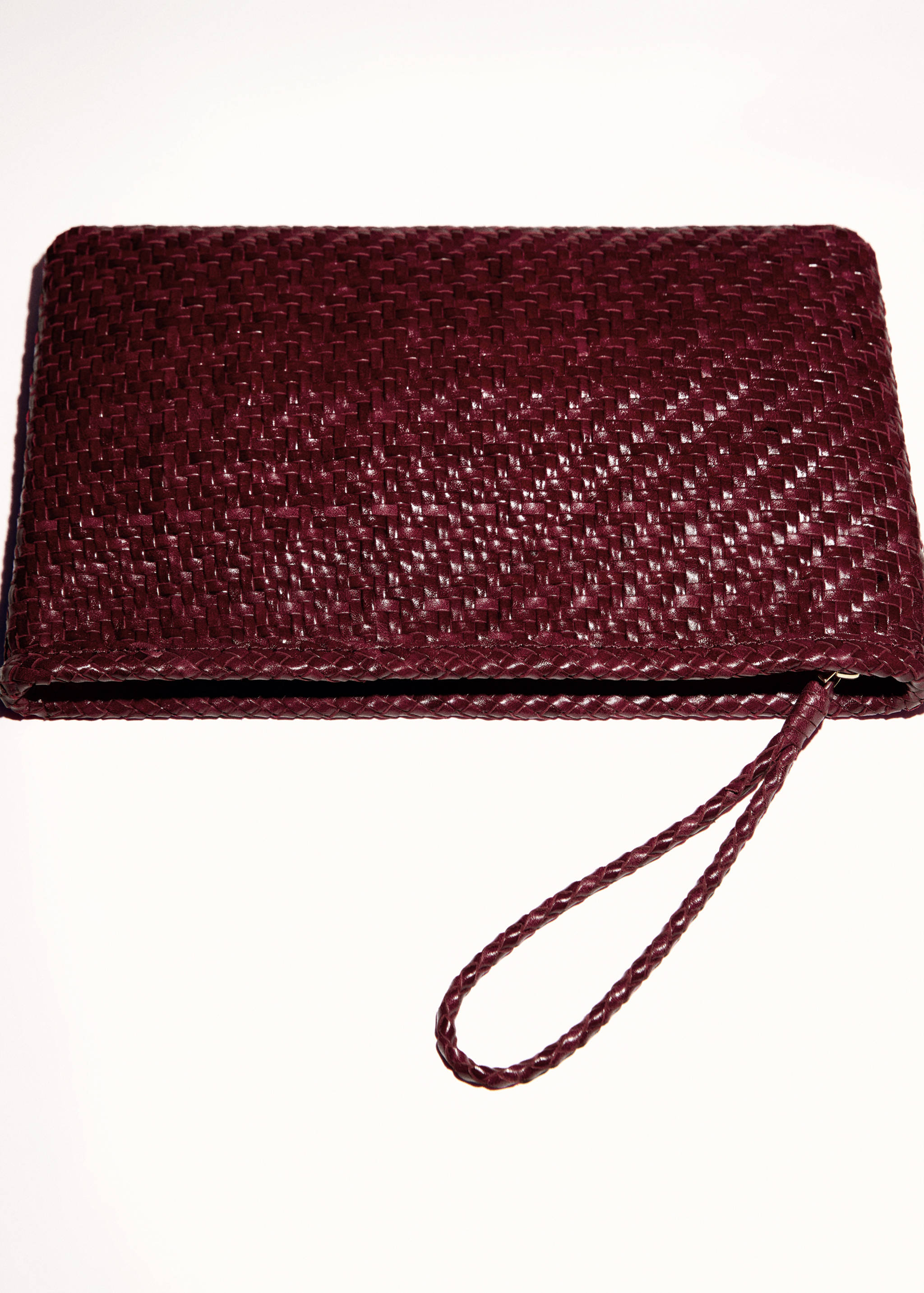 Leder-Pochette  im Flechtdesign - Detail des Artikels 5