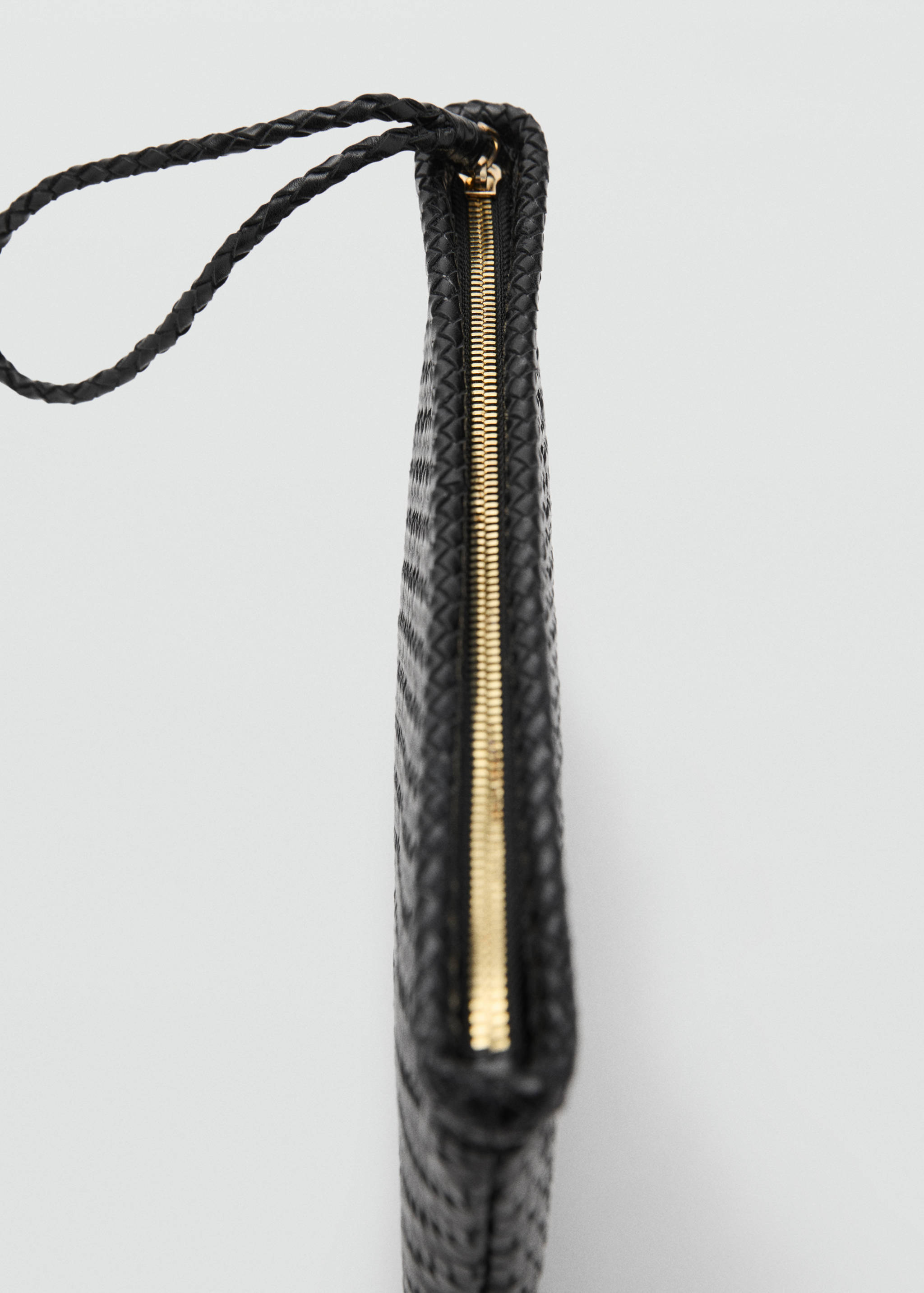 Leder-Pochette  im Flechtdesign - Detail des Artikels 1