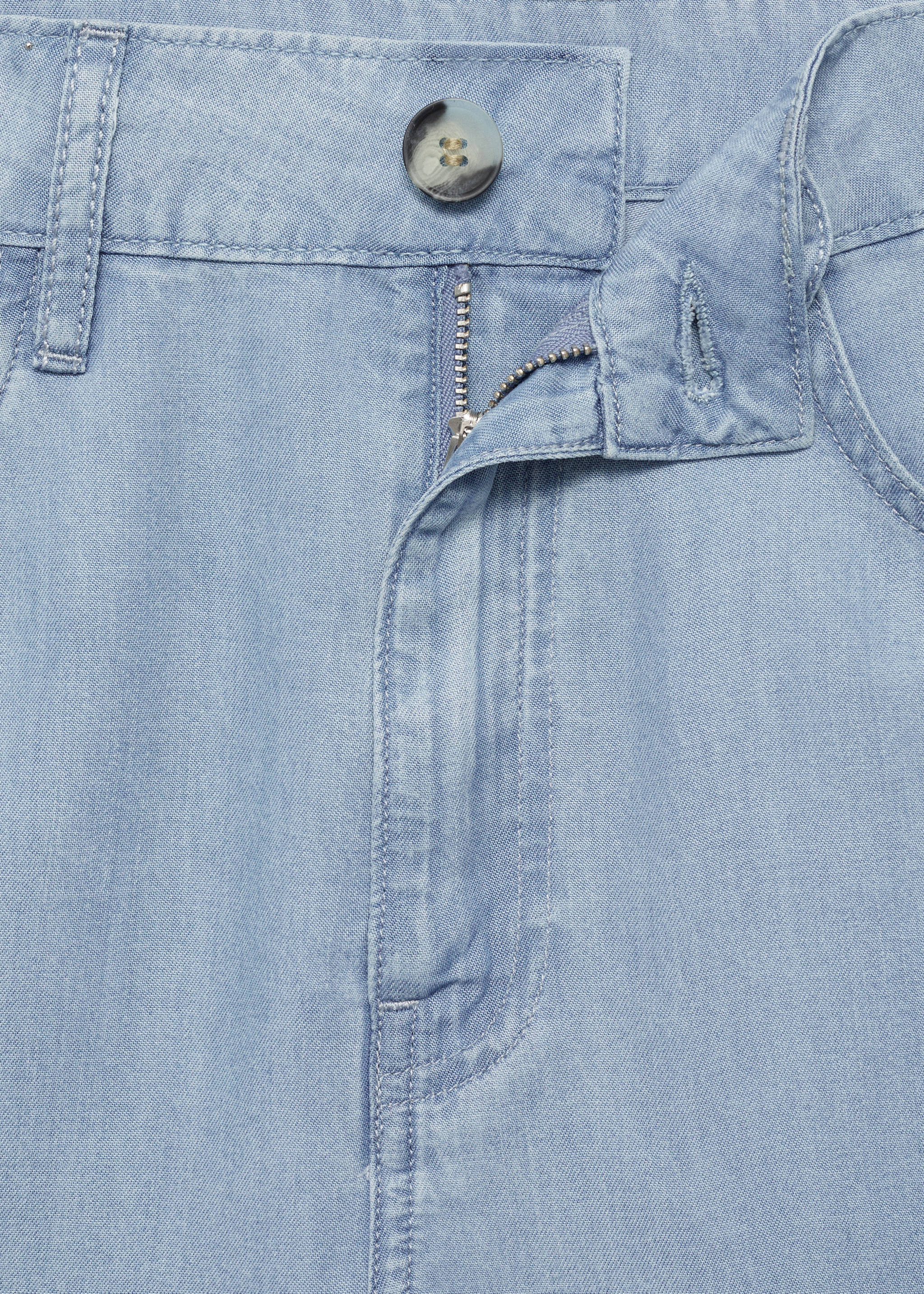 Straight-fit lyocell bermuda shorts - Details of the article 8