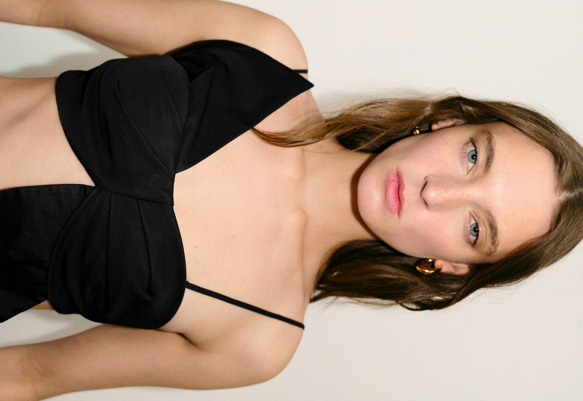 Bow-design crop top - Panoramic plane