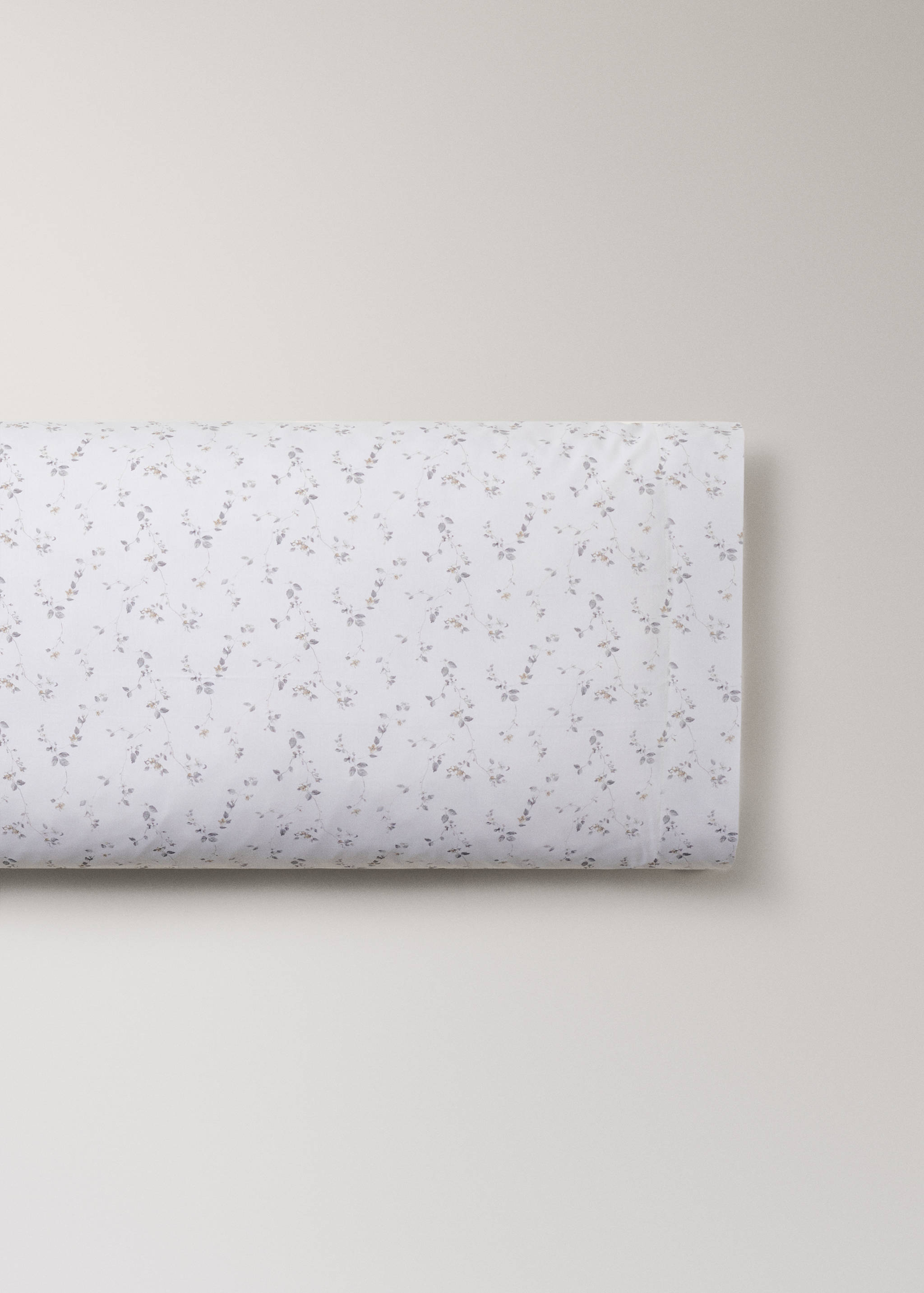 Funda almohada algodón percal flores 45x110 cm - Artículo sin modelo