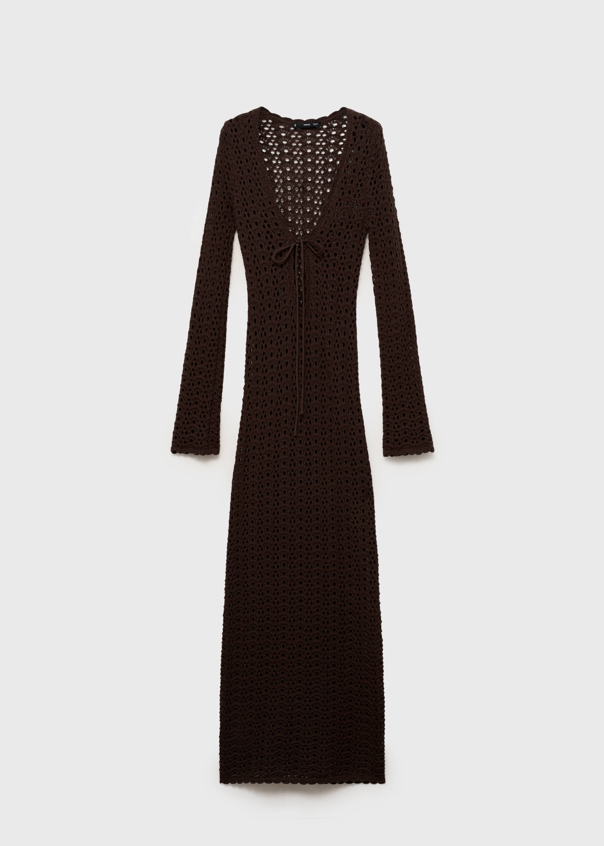 Crochet dress with bow - Article without model