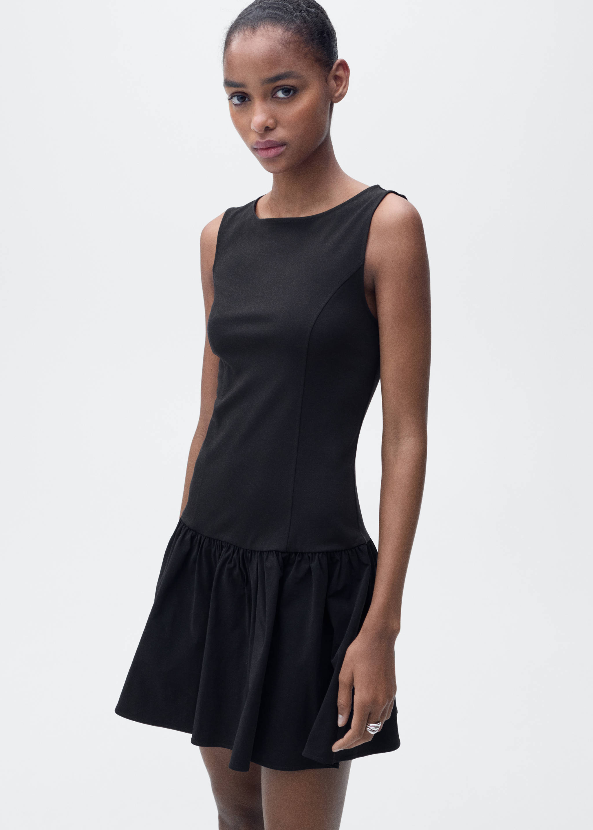 Short combined dress - Medium plane