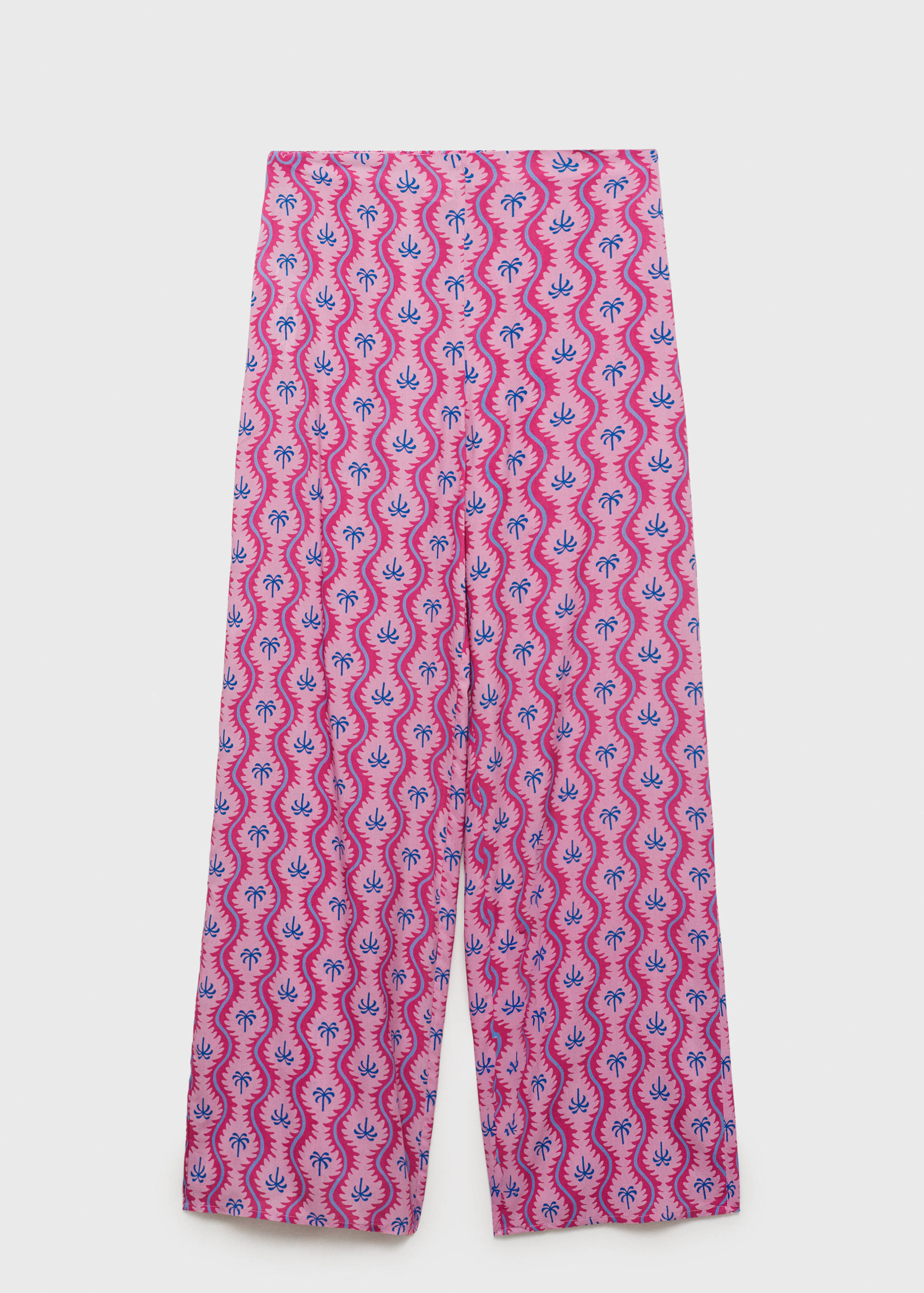 Palm tree printed trousers - Article without model