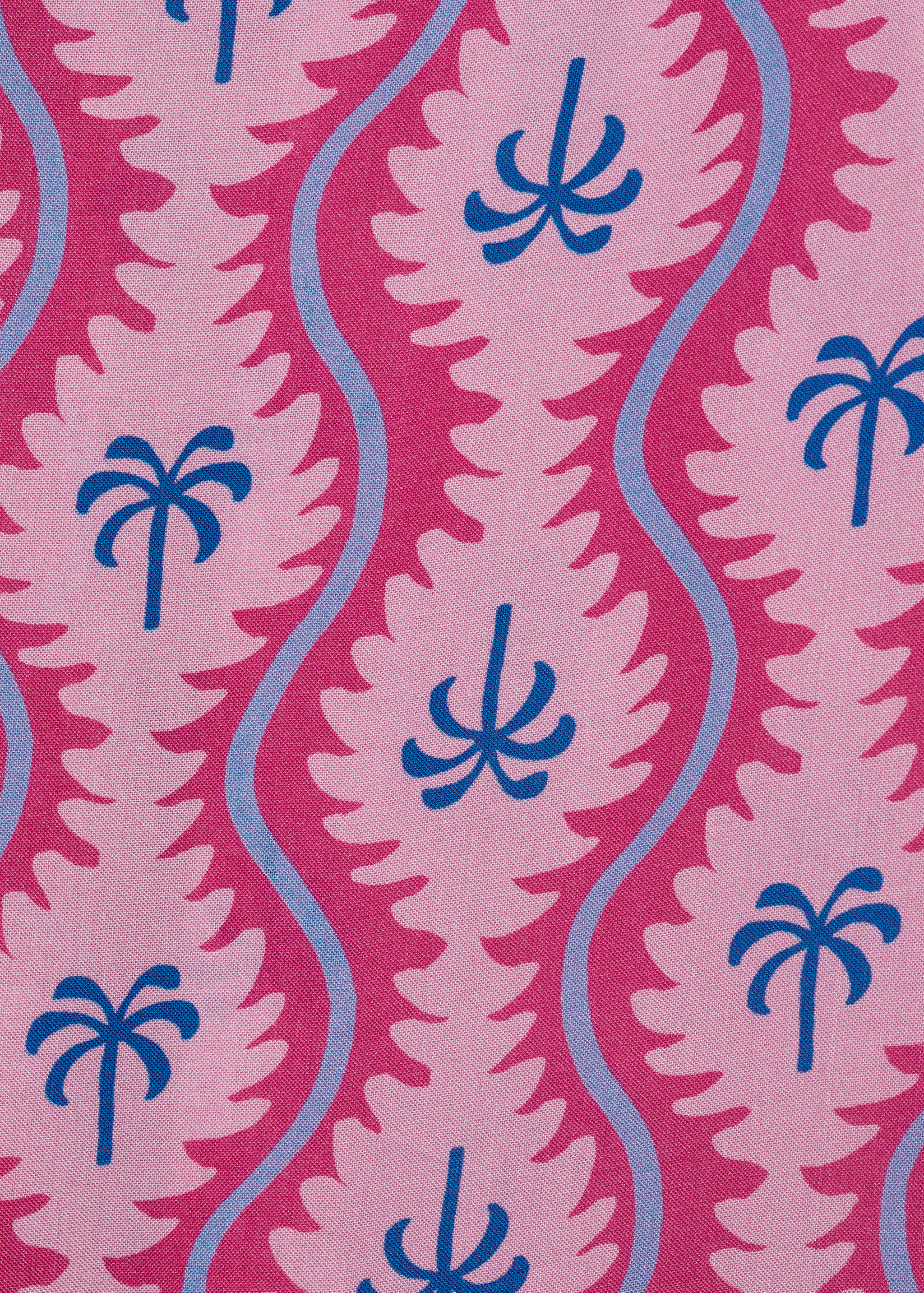 Palm tree printed trousers - Details of the article 0