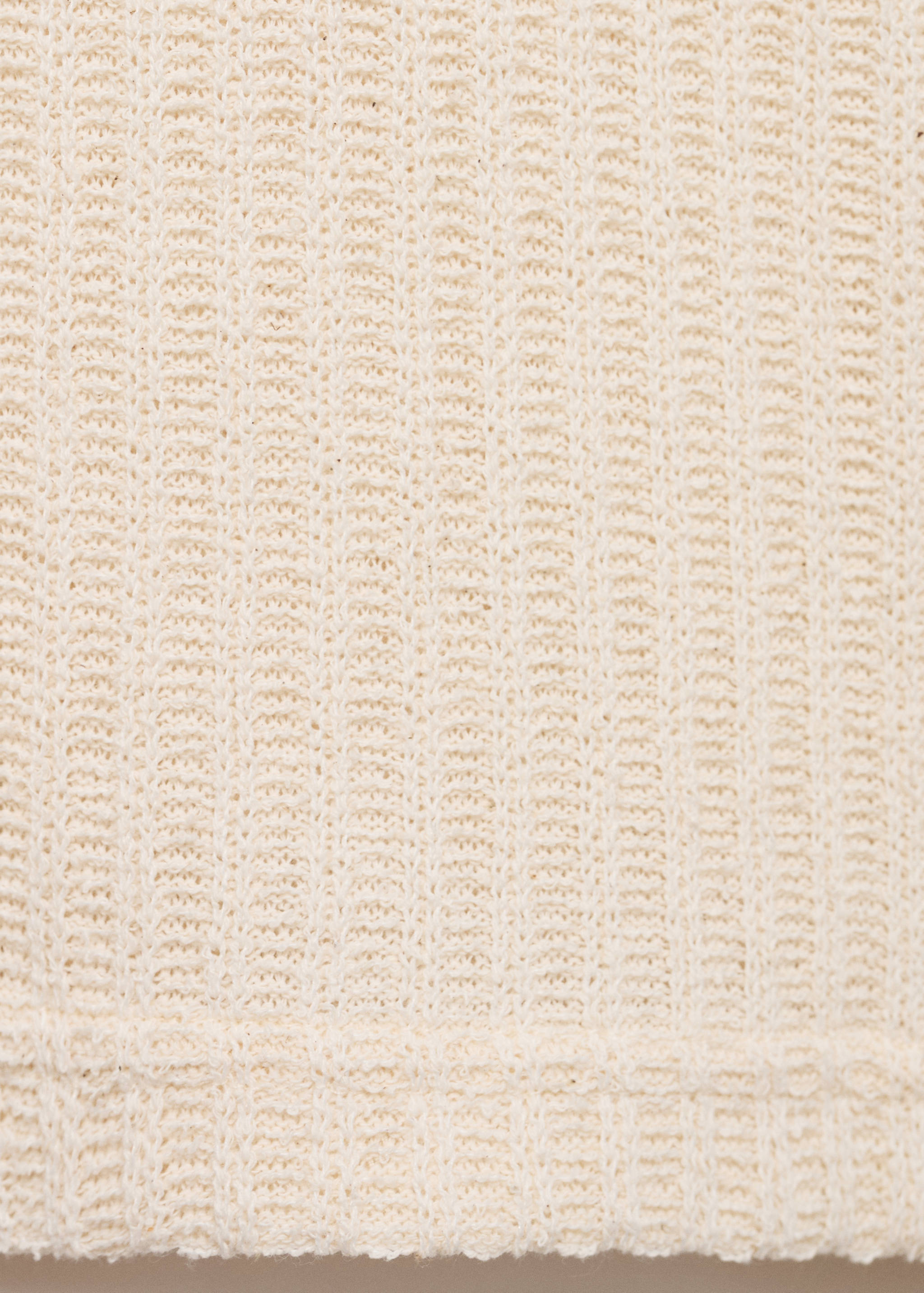 Ribbed  knit t-shirt - Details of the article 0