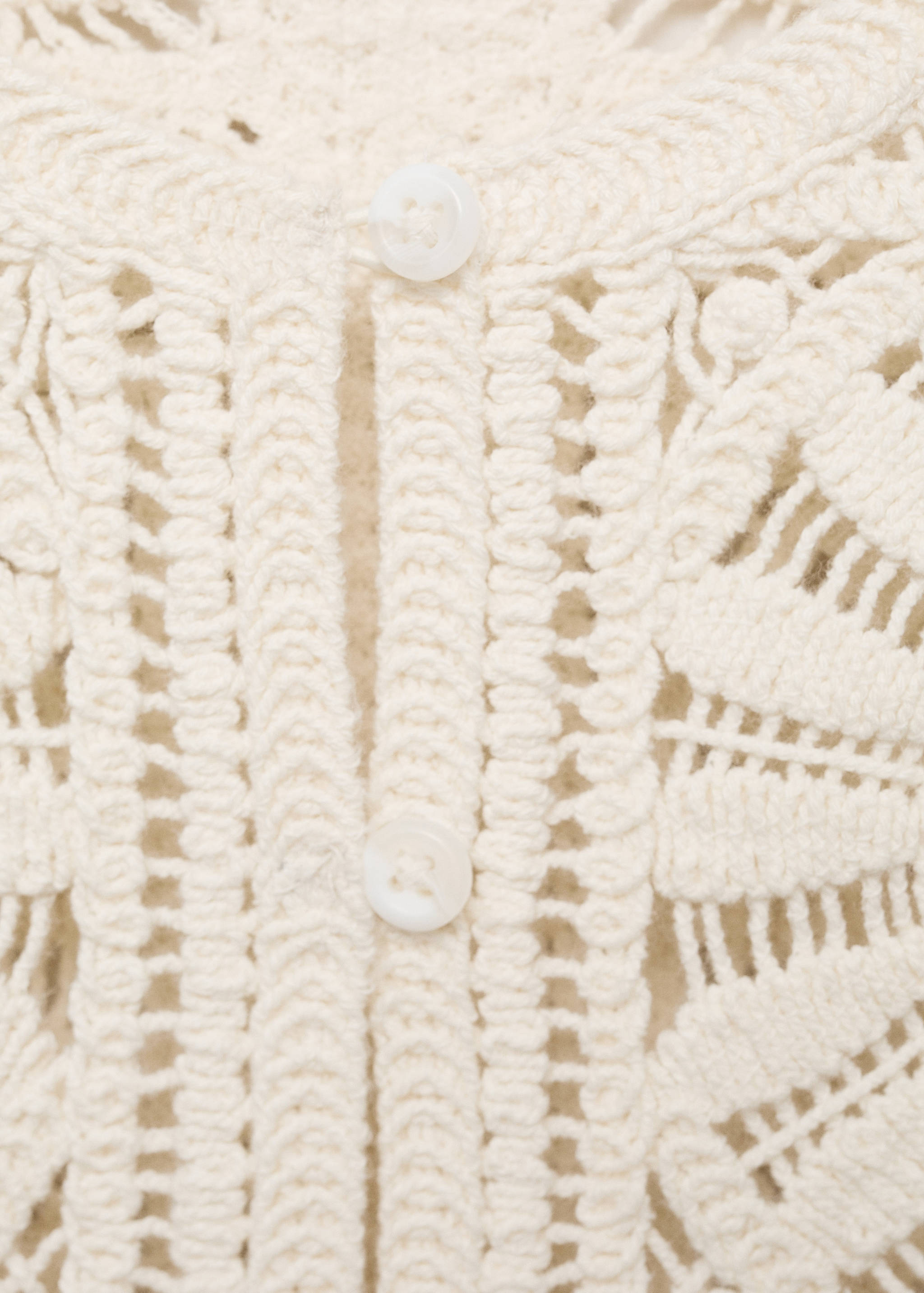 Crochet knitted vest - Details of the article 8