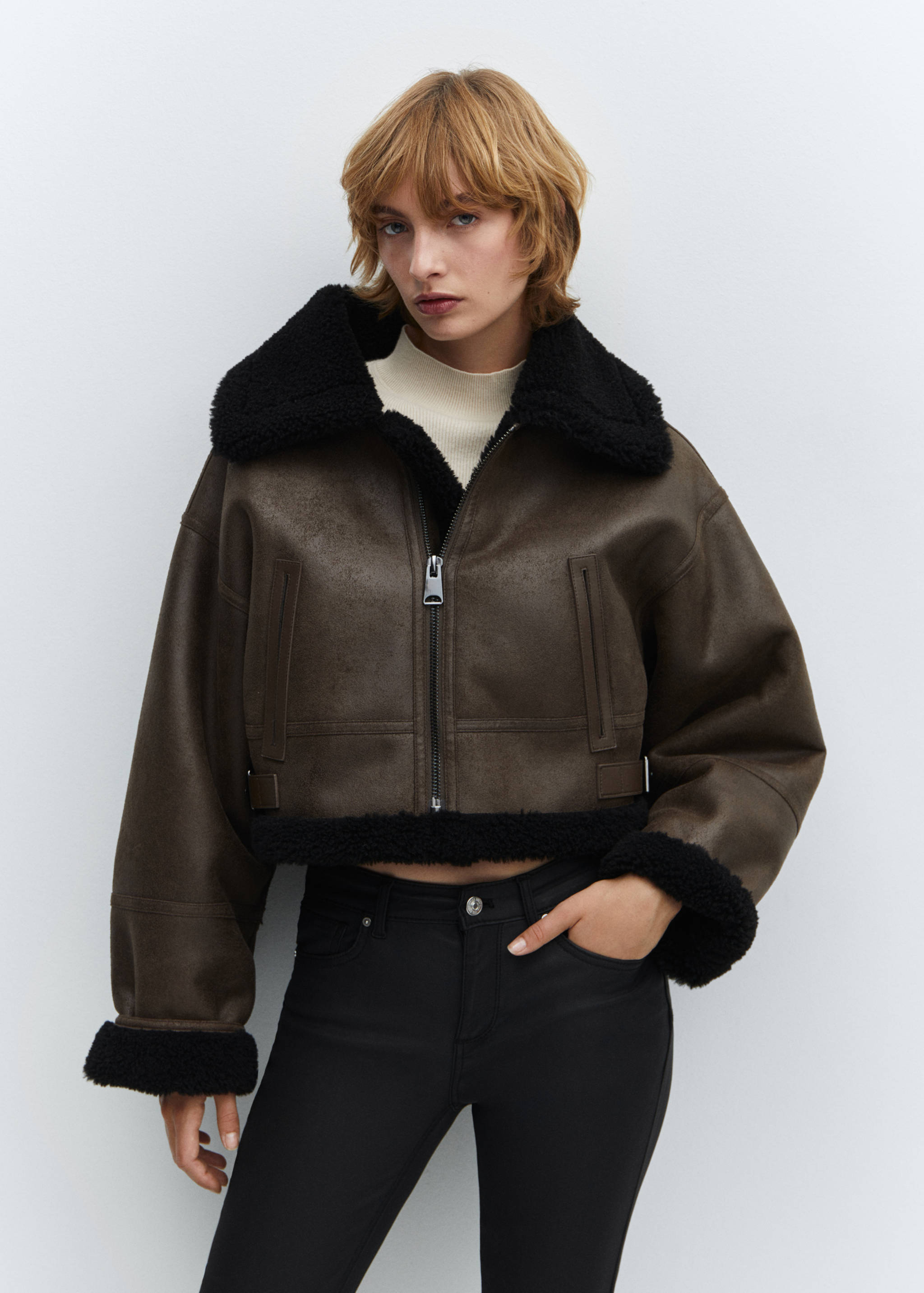 Vaxade skinny push up-jeans - Detaljer om artikeln 1