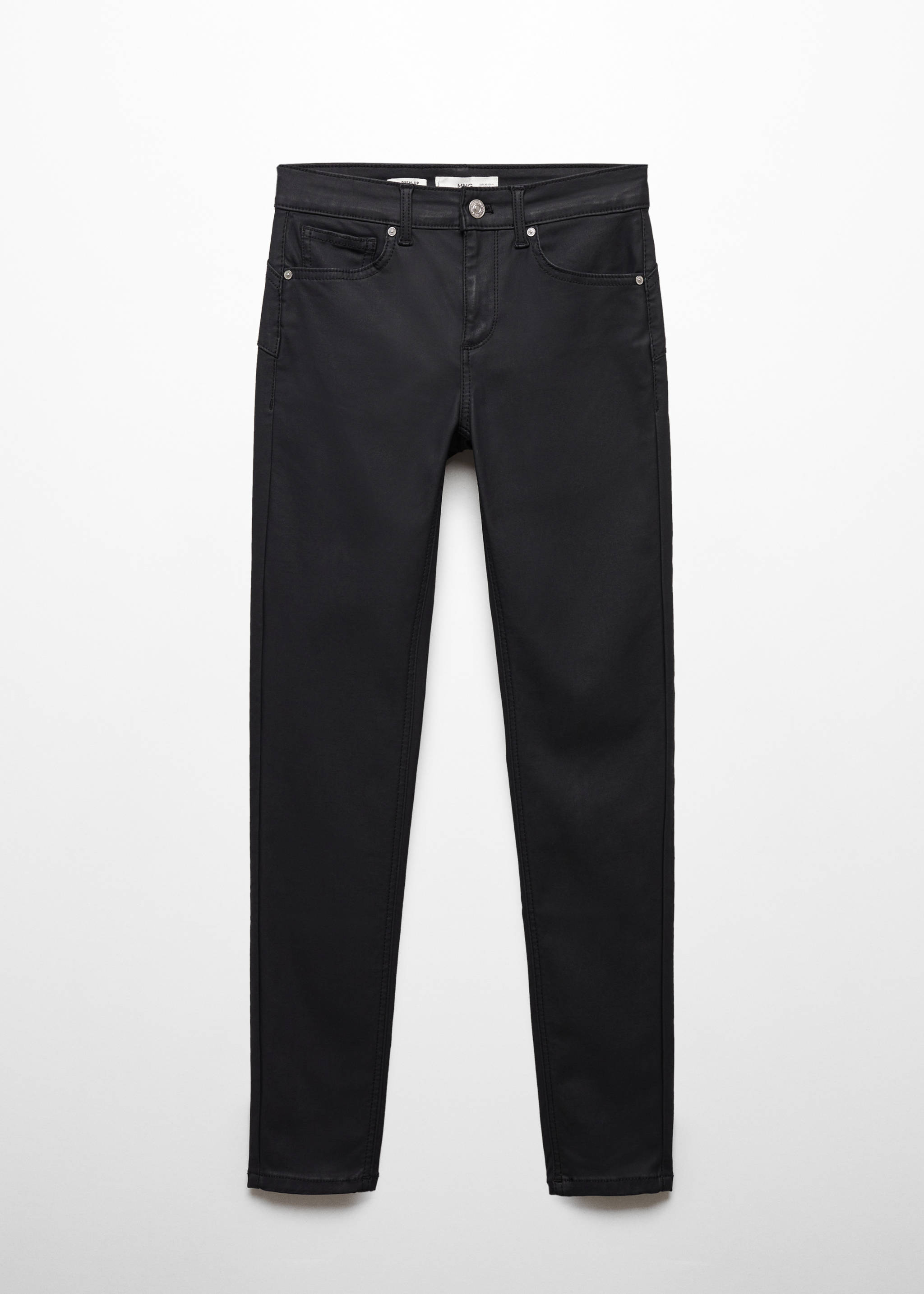 Vaxade skinny push up-jeans - Artikel utan modell