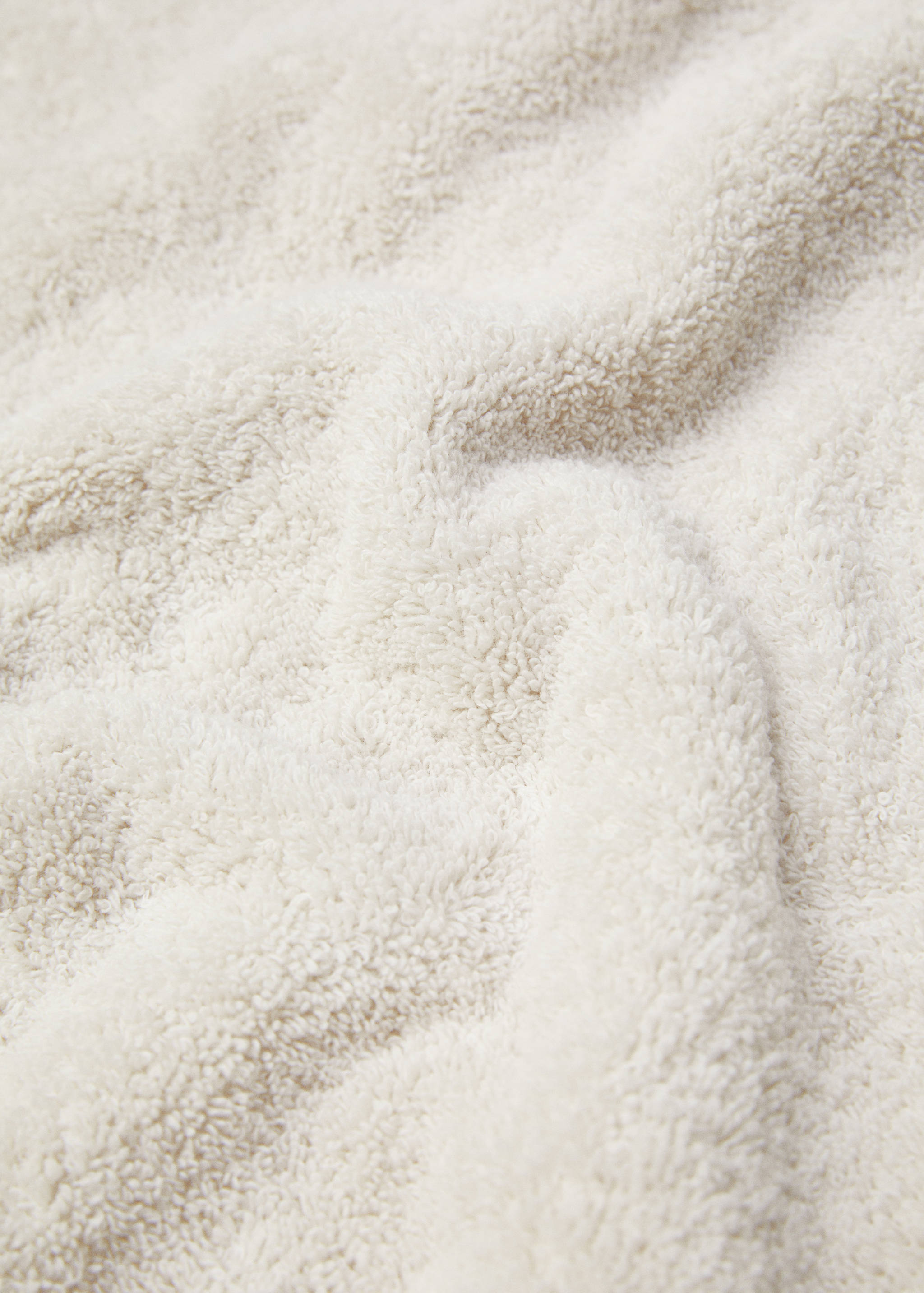 Terry cotton curled-texture bath towel - Details of the article 1
